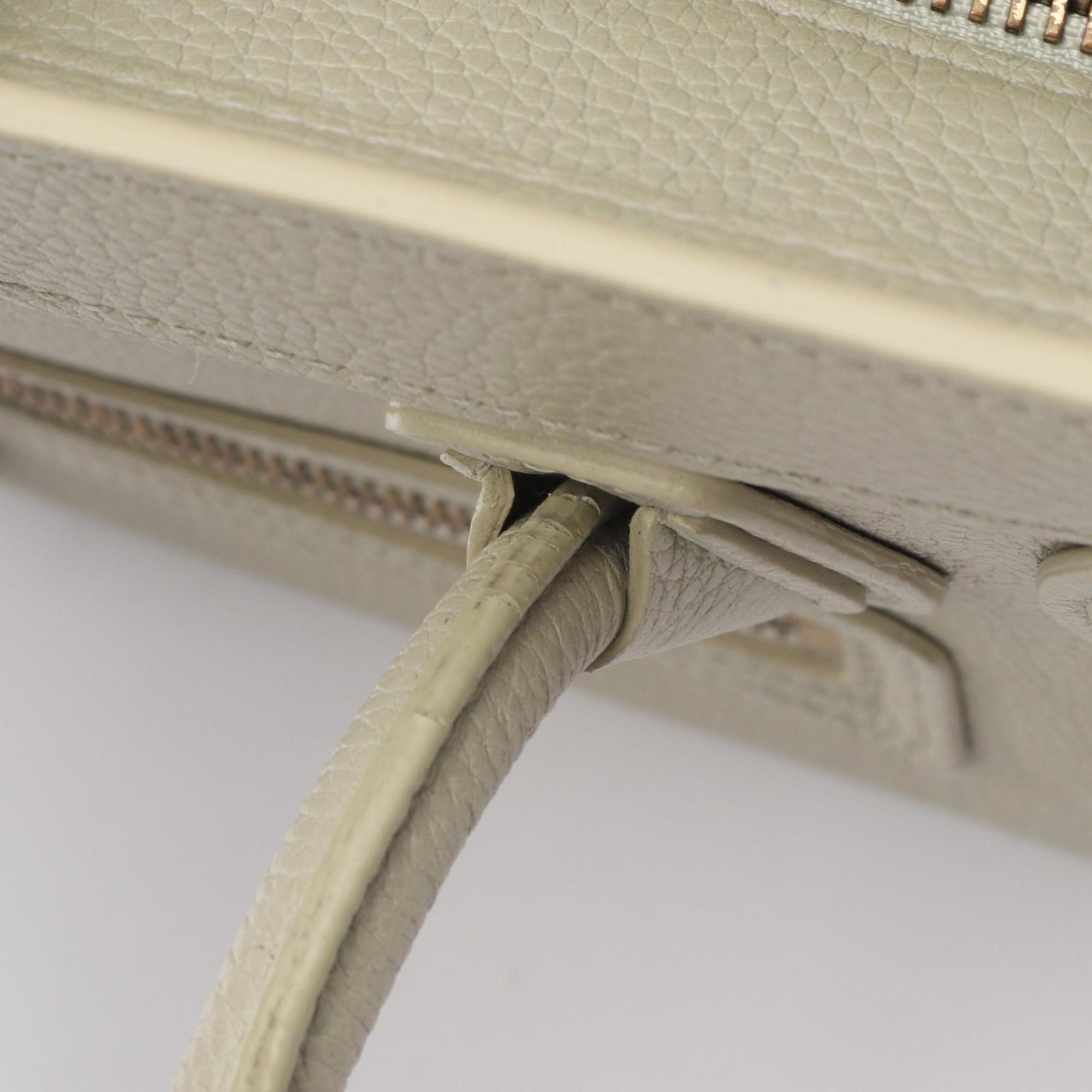 Celine Green Leather Handbag (Pre-Owned)