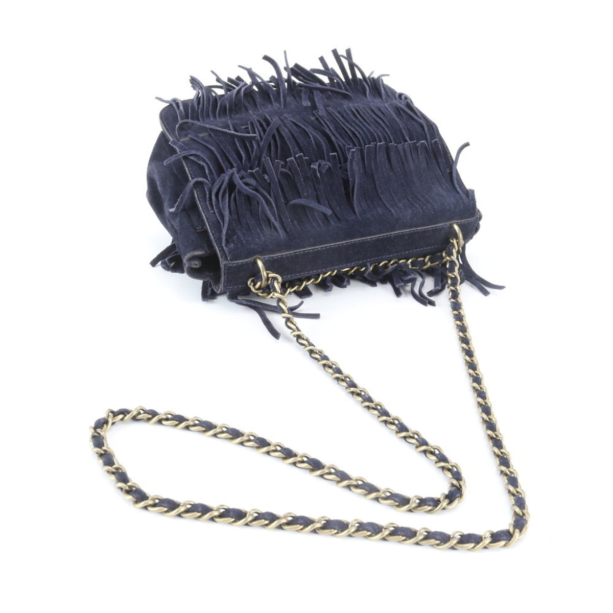 Tory Burch Navy Handbag Shoulder Bag (Pre-Owned)