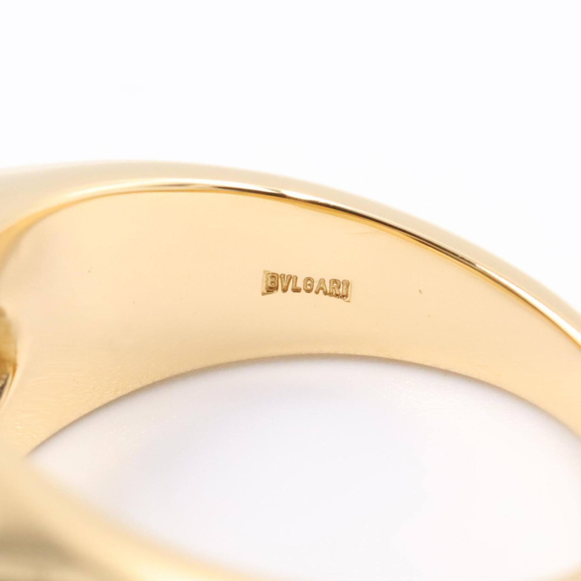 Bvlgari Gold Navy Yellow Gold (18K) Band Ring (Pre-Owned)