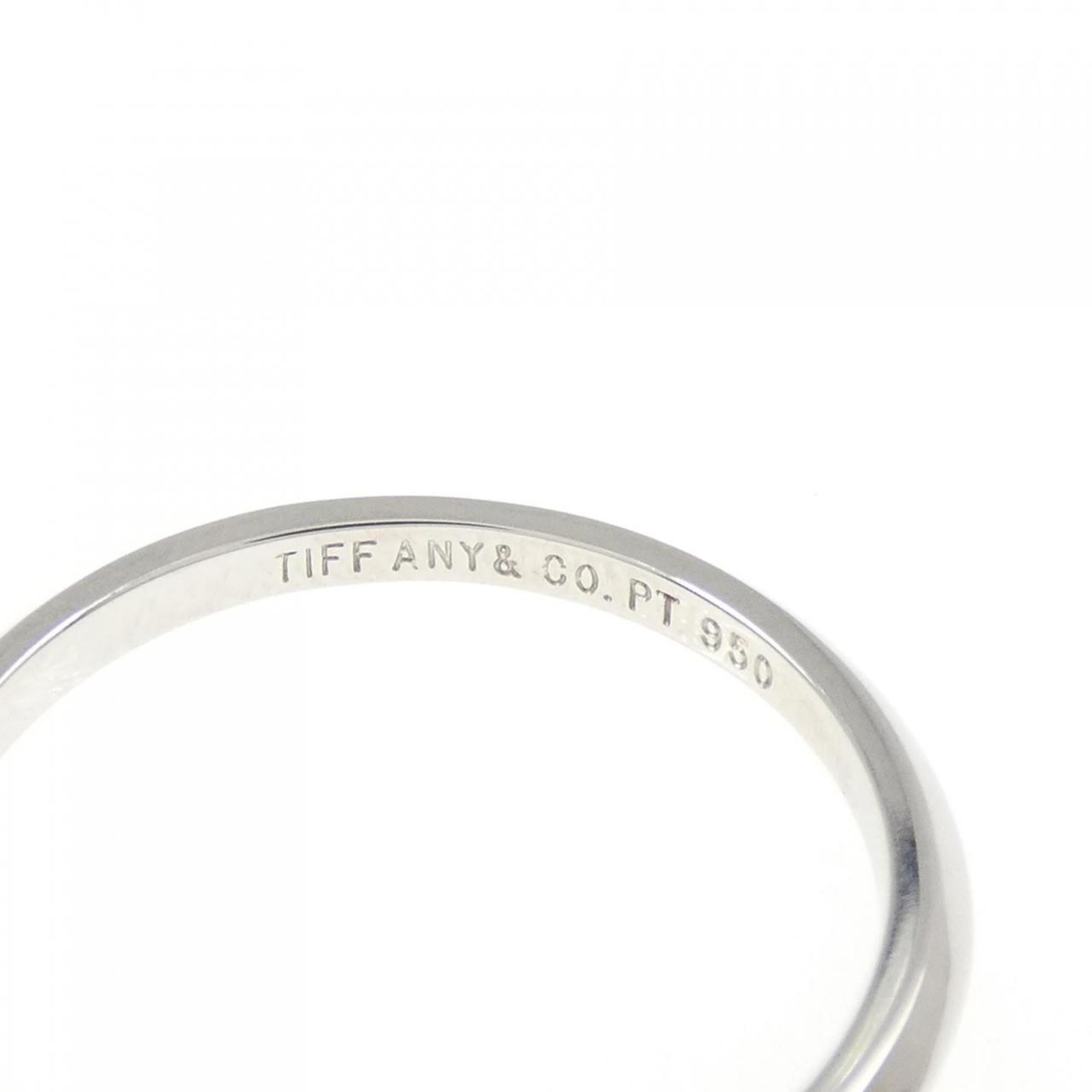 Tiffany Platinum Platinum 950 Band Ring (Pre-Owned)