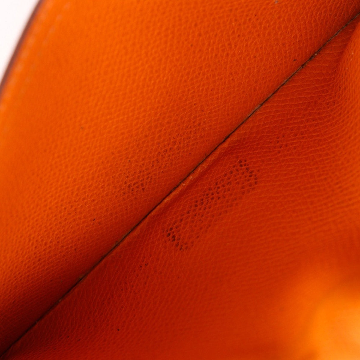 Hermes Orange Epsom Leather Long Wallet (Bi-Fold) (Pre-Owned)