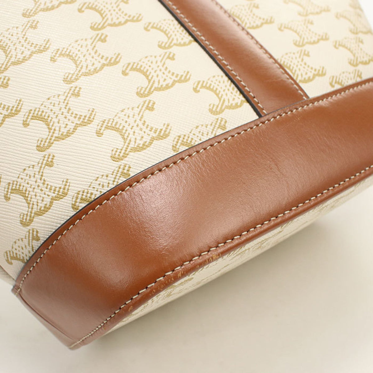 Celine White Pvc Shoulder Bag (Pre-Owned)