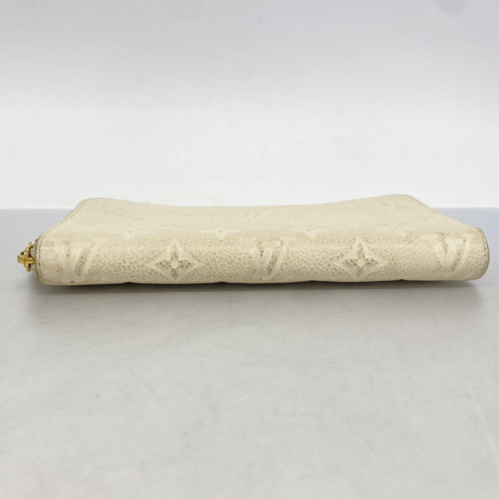 Louis Vuitton White Long Wallet (Bi-Fold) (Pre-Owned)