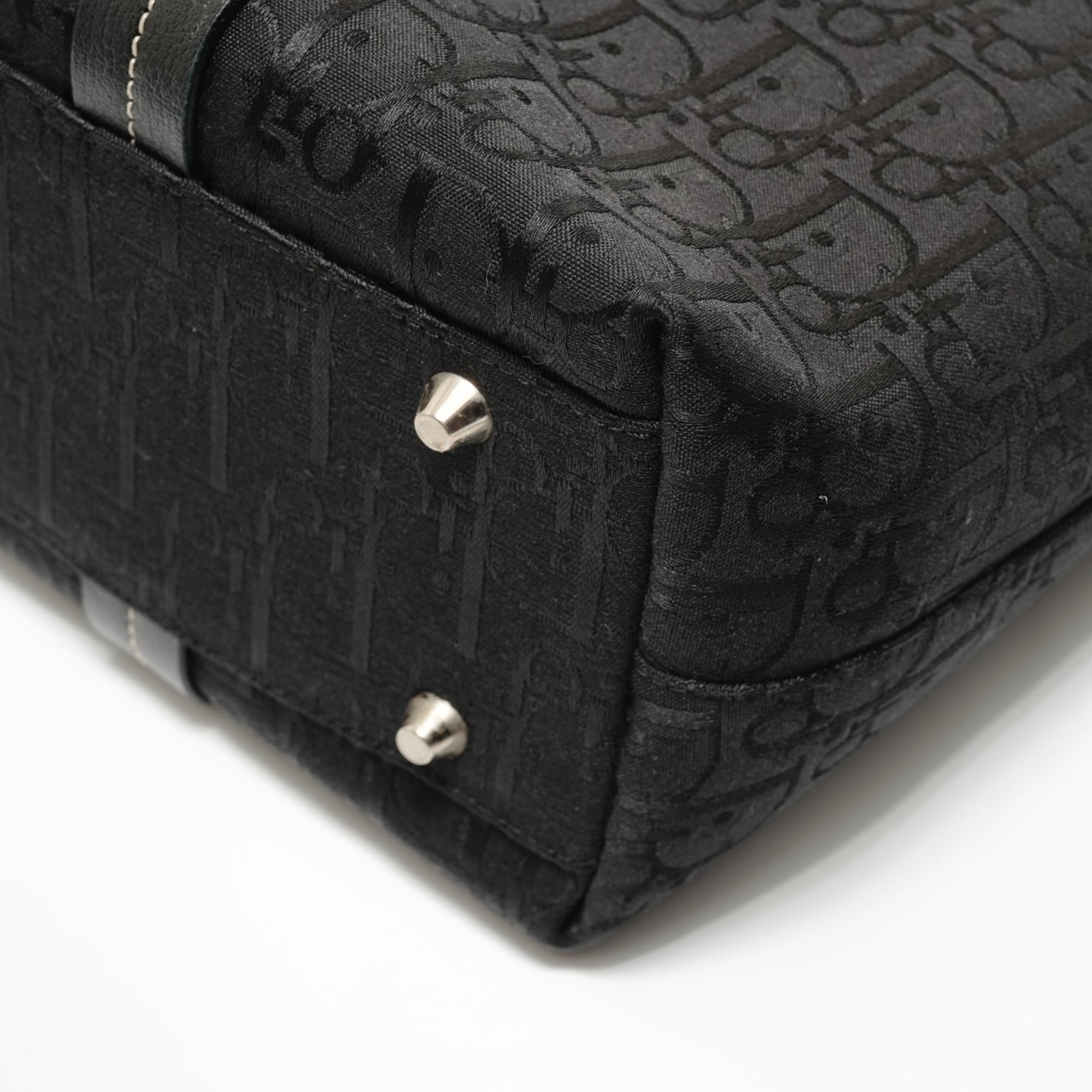 Christian Dior Black Canvas Handbag (Pre-Owned)