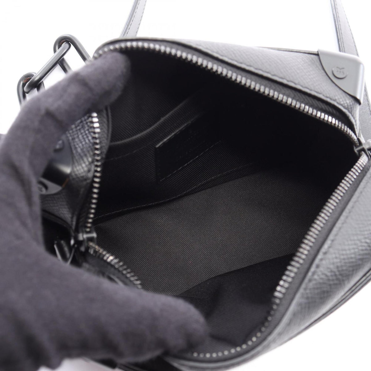 Louis Vuitton Black Multi-Color Leather Handbag Shoulder Bag (Pre-Owned)