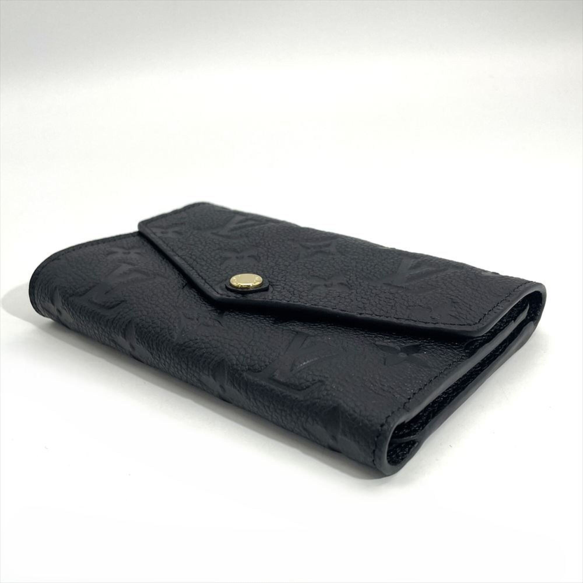 Louis Vuitton Black Monogram Monogram Empreinte Wallet (Tri-Fold) (Pre-Owned)