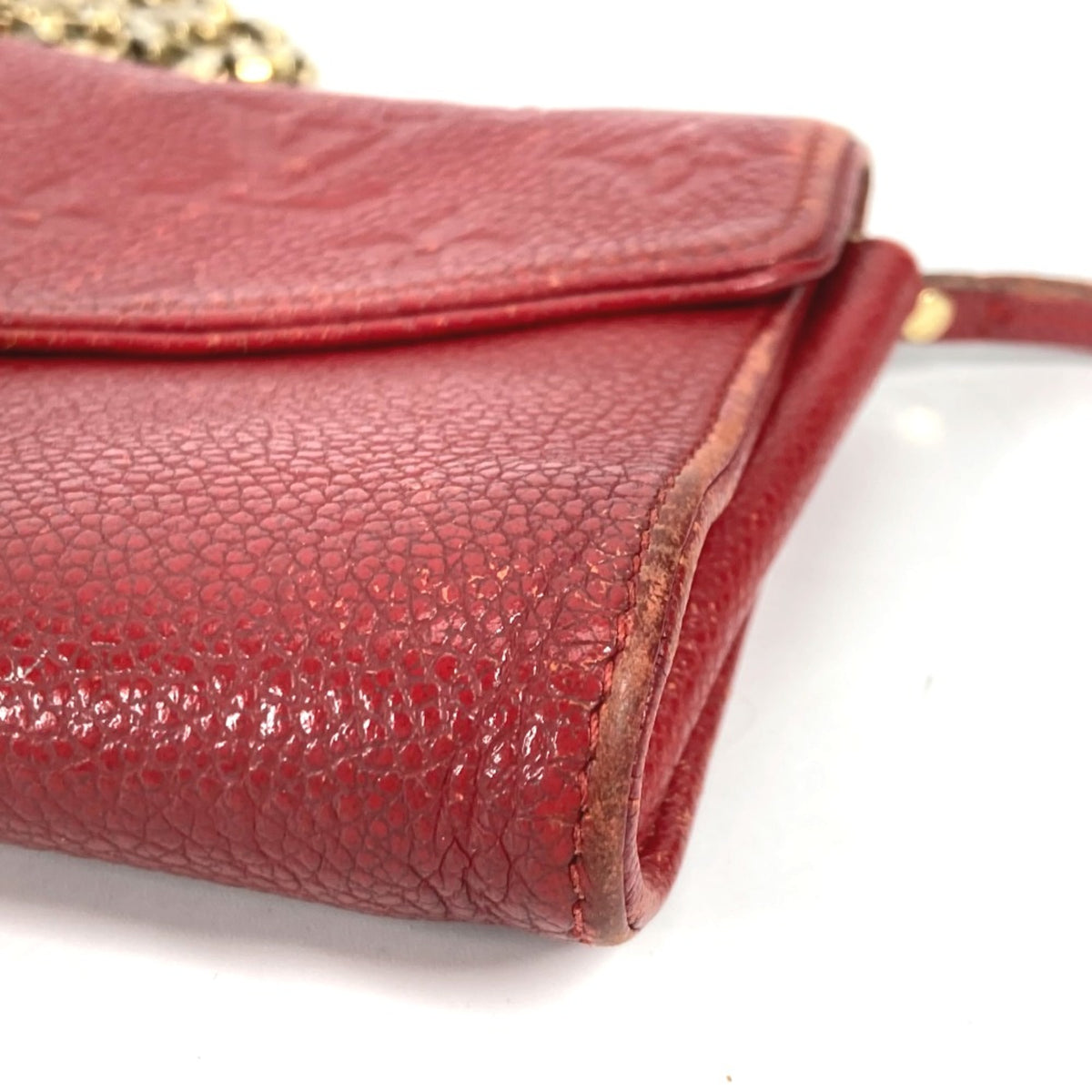 Louis Vuitton Red Other Long Wallet (Bi-Fold) (Pre-Owned)