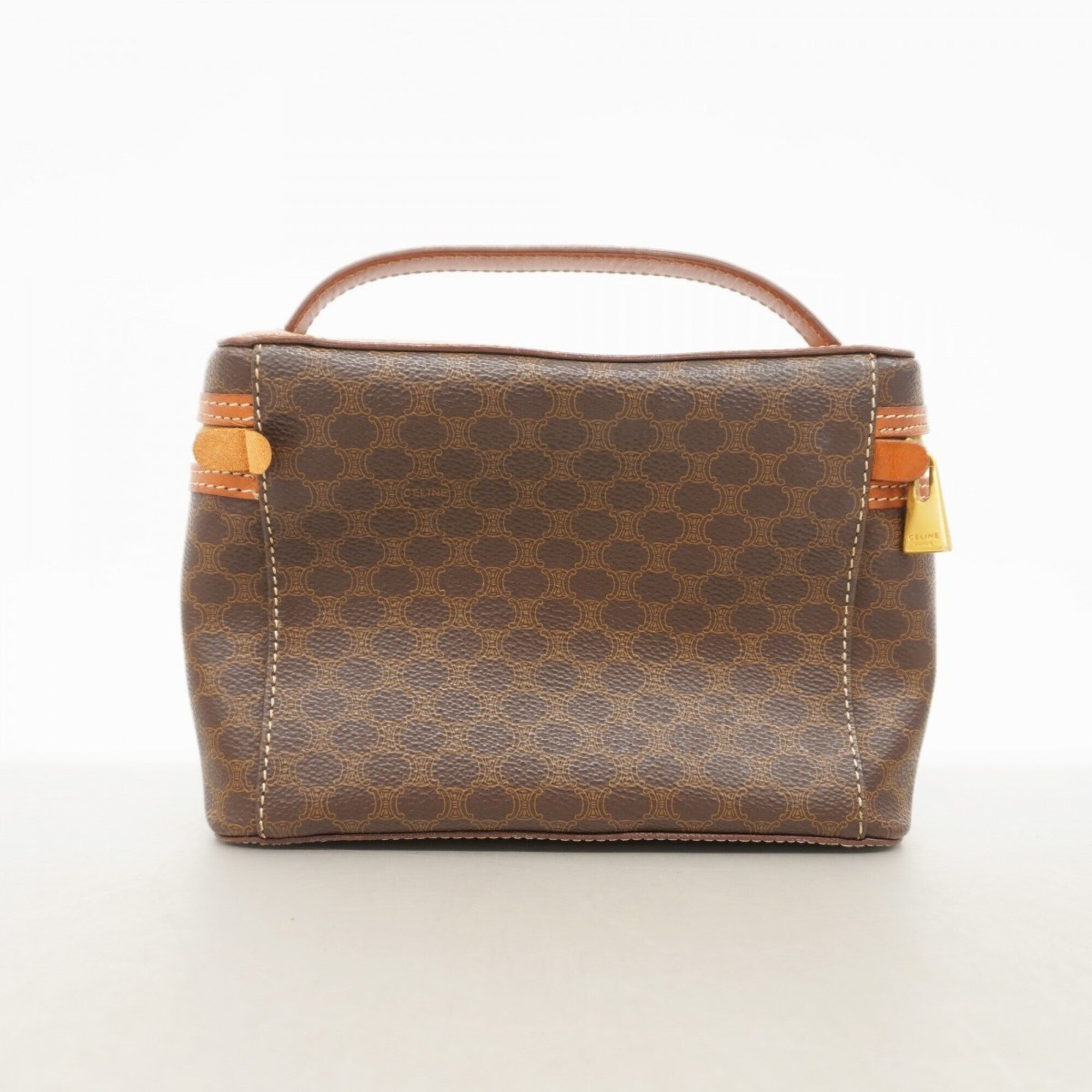 Celine Brown Pvc Vanity Bag (Pre-Owned)
