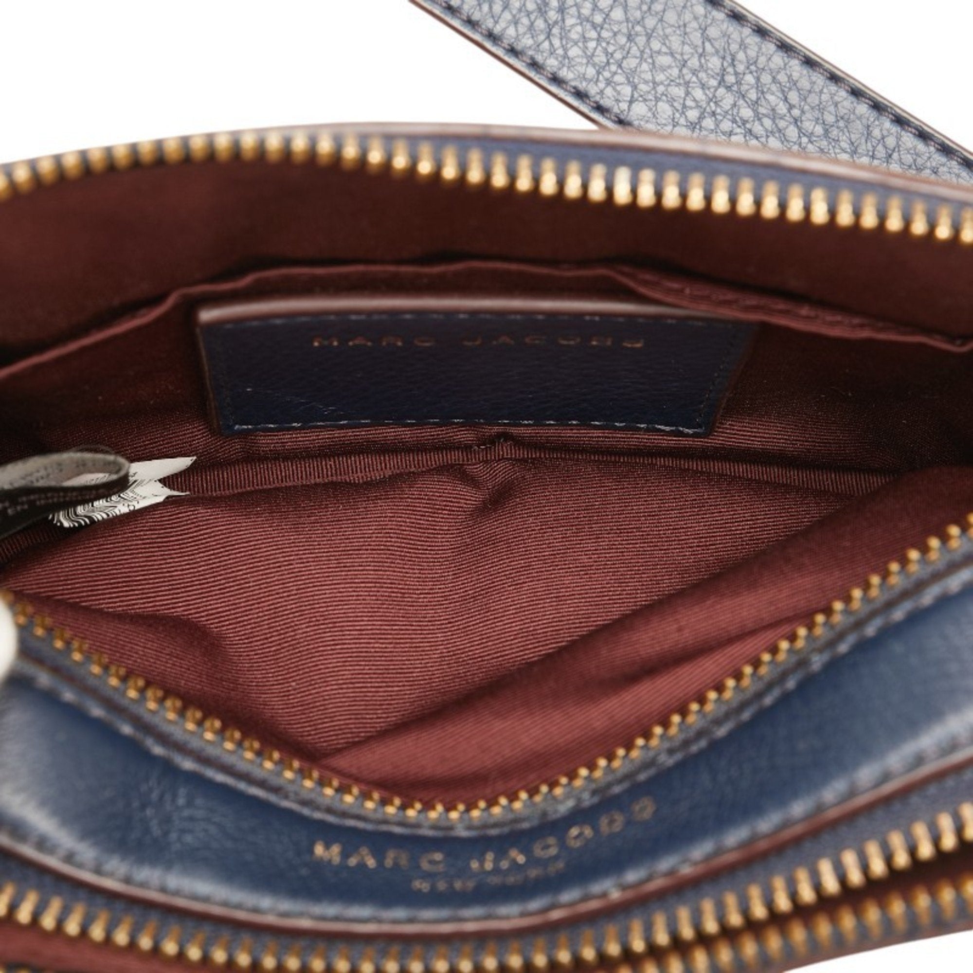 Marc Jacobs Navy Leather Shoulder Bag (Pre-Owned)