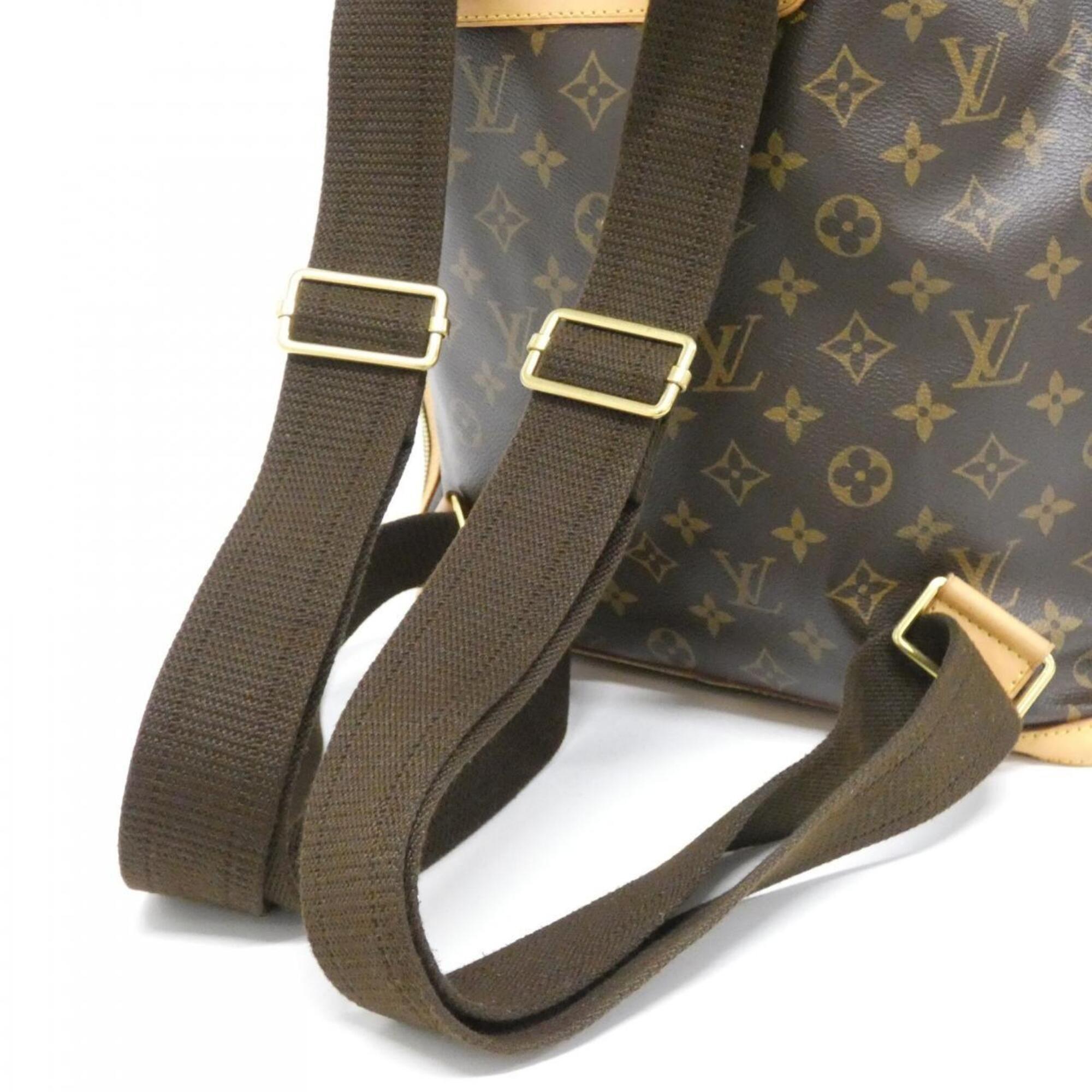 Louis Vuitton Brown Coated Canvas Backpack (Pre-Owned)