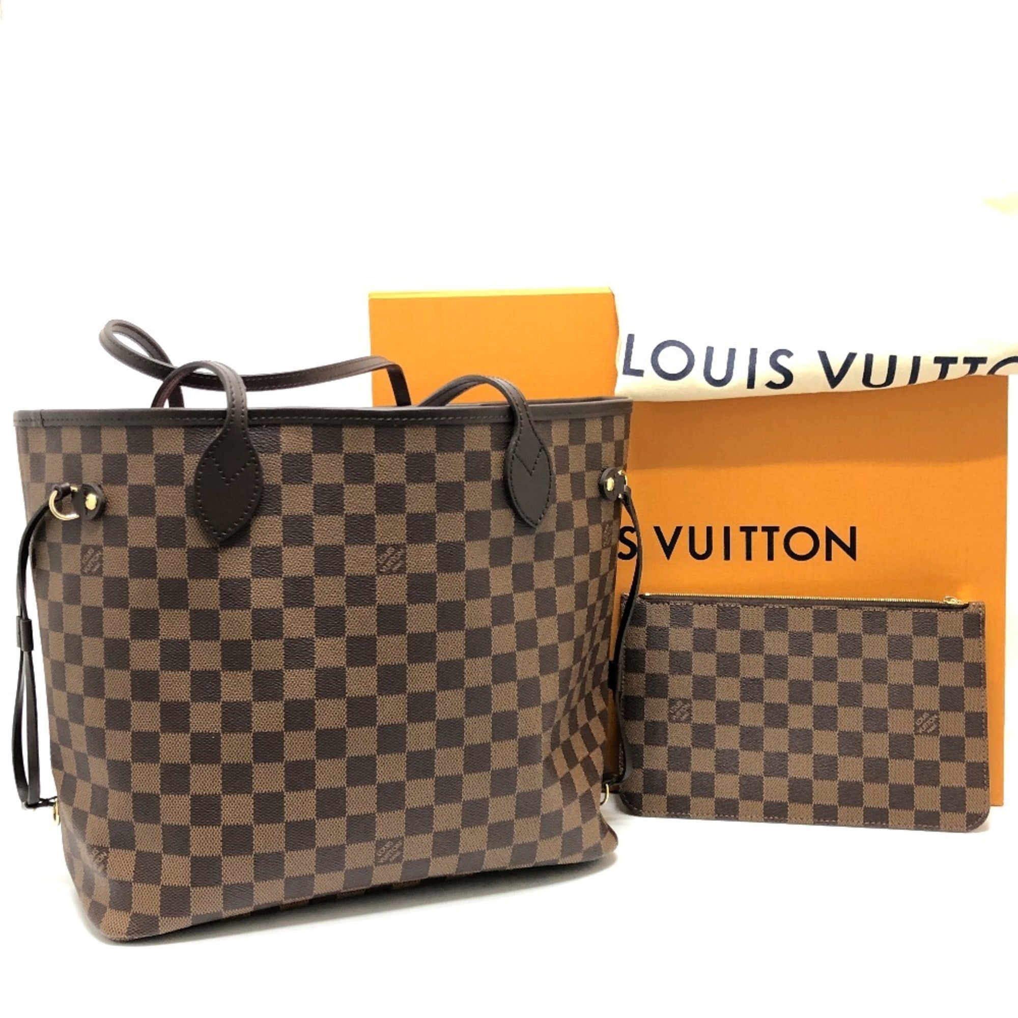 Louis Vuitton Brown Damier Canvas Tote Bag (Pre-Owned)
