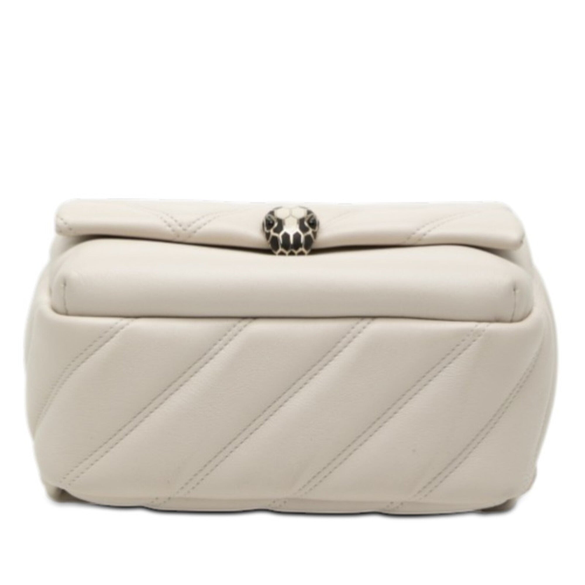 Bvlgari Ivory Leather Backpack (Pre-Owned)