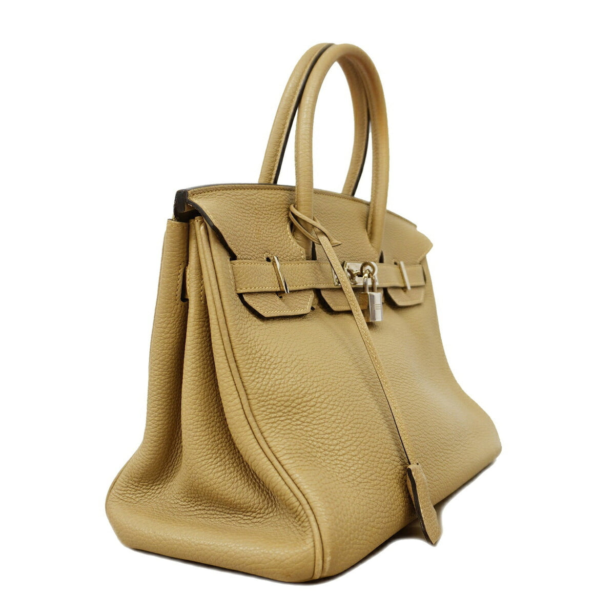 Hermes Gris Tourterelle Togo Leather Handbag (Pre-Owned)