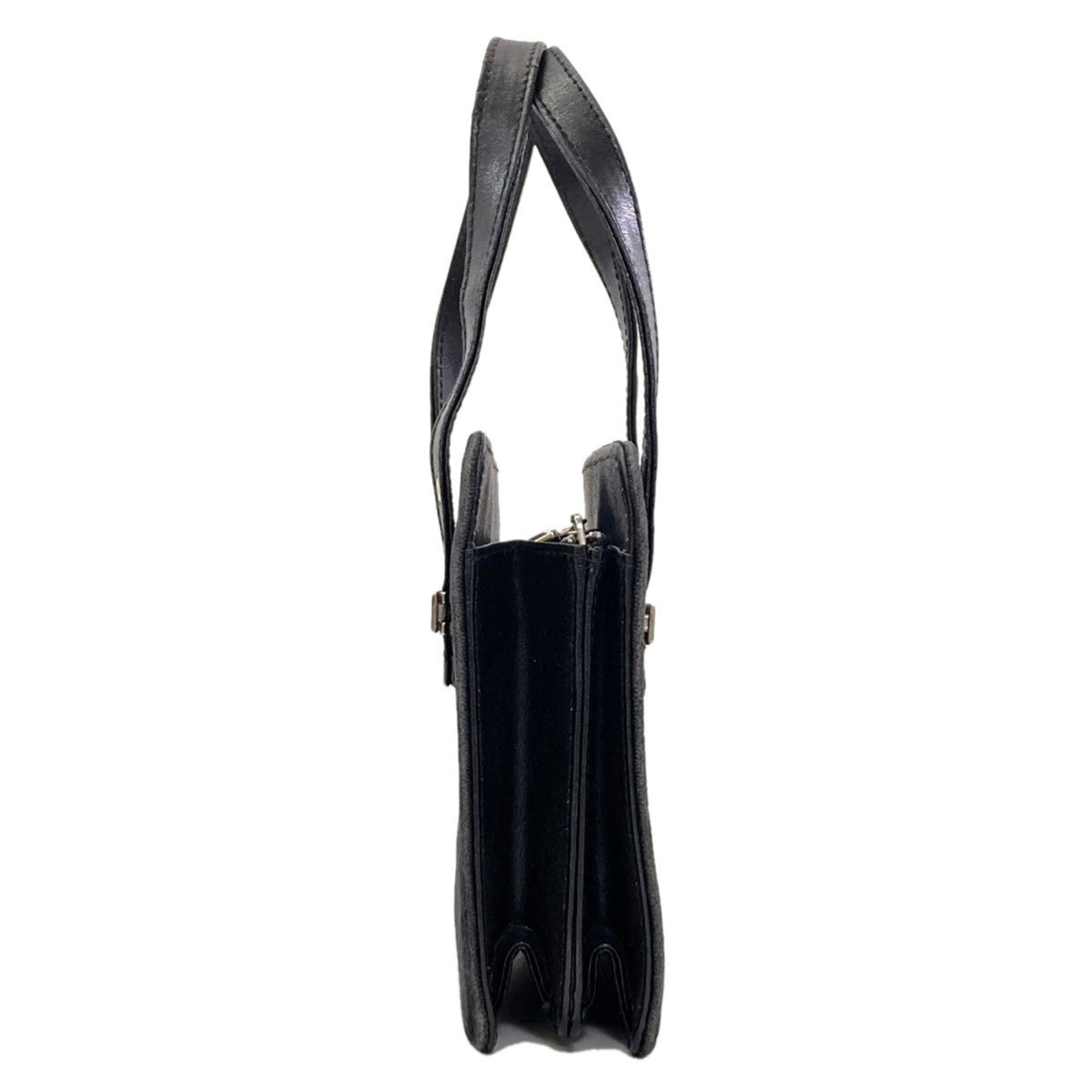 Fendi Black Suede Handbag (Pre-Owned)