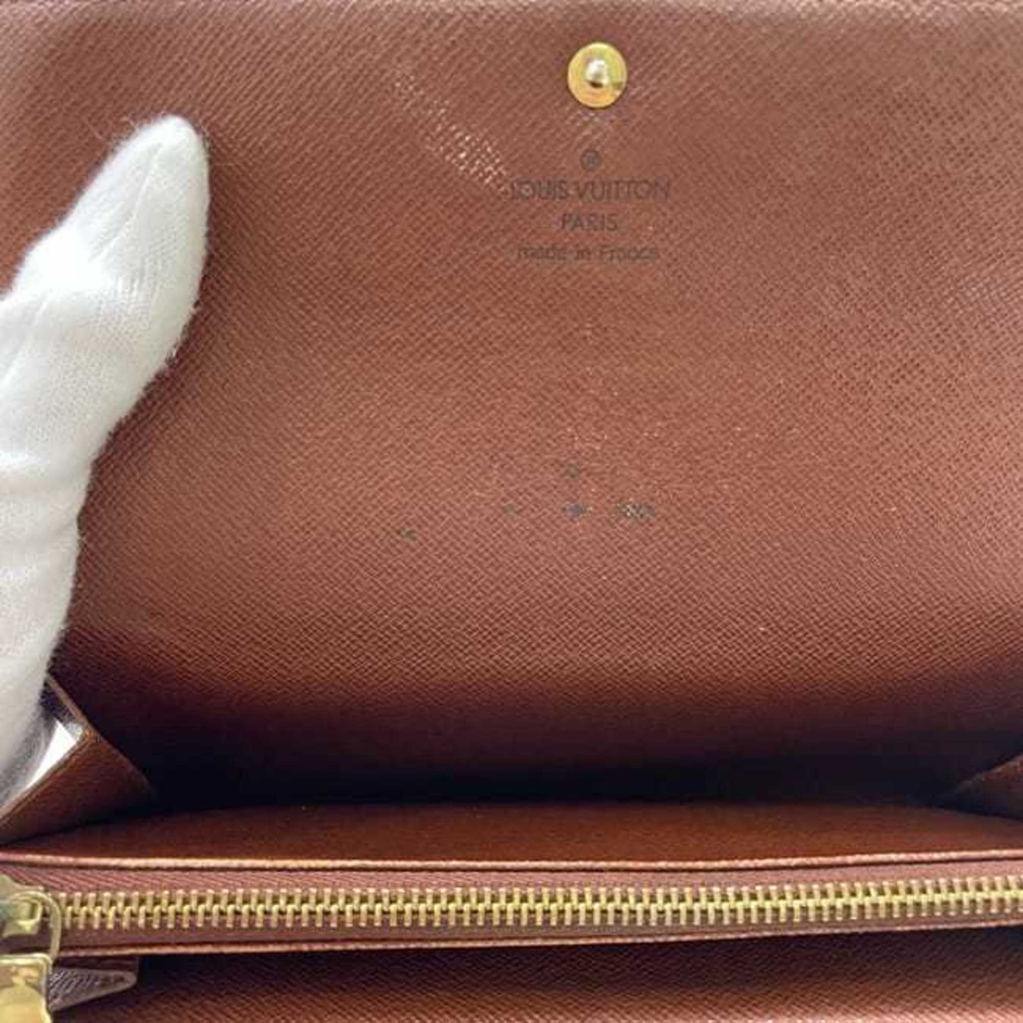 Louis Vuitton Brown Monogram Monogram Long Wallet (Bi-Fold) (Pre-Owned)