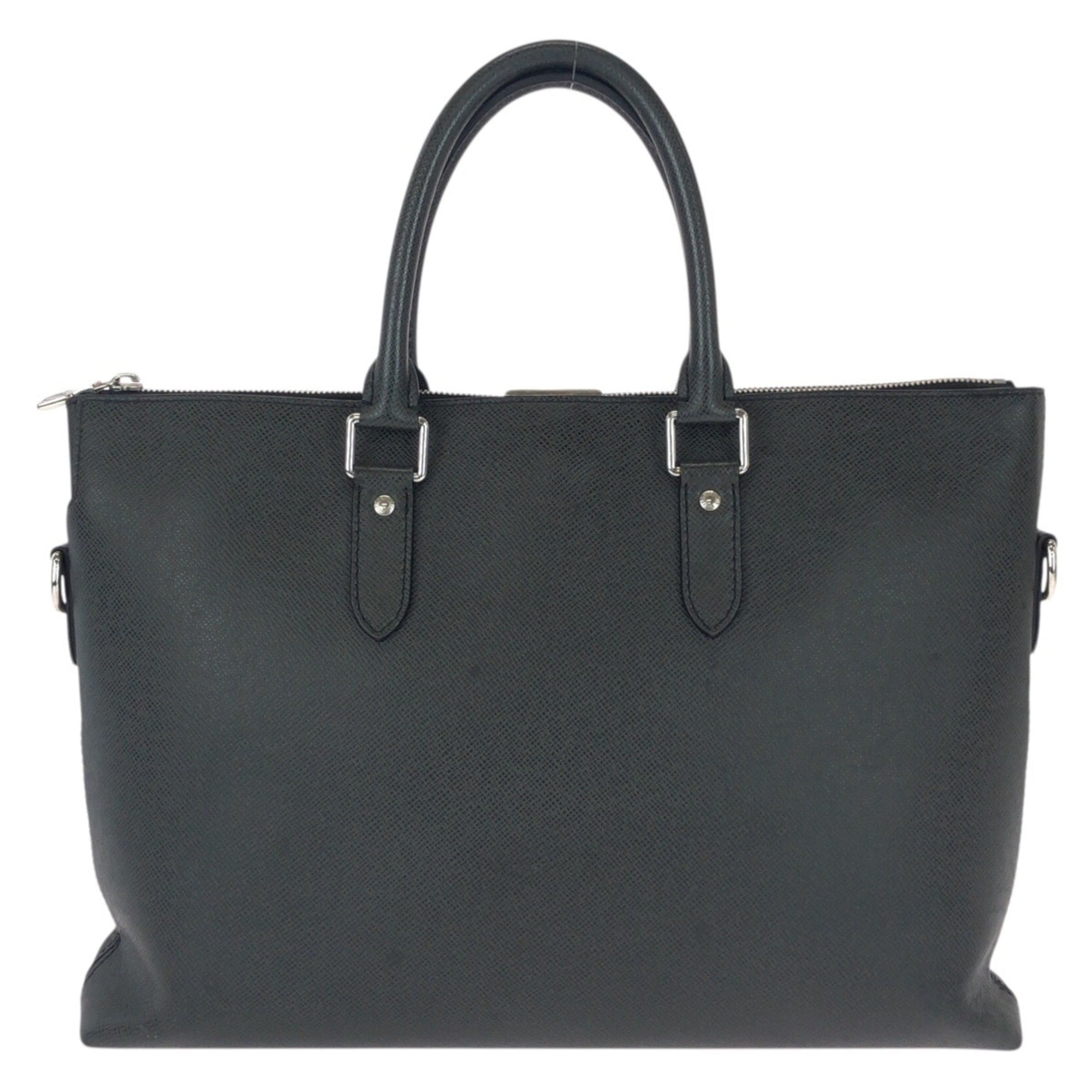Louis Vuitton Black Leather Briefcase (Pre-Owned)