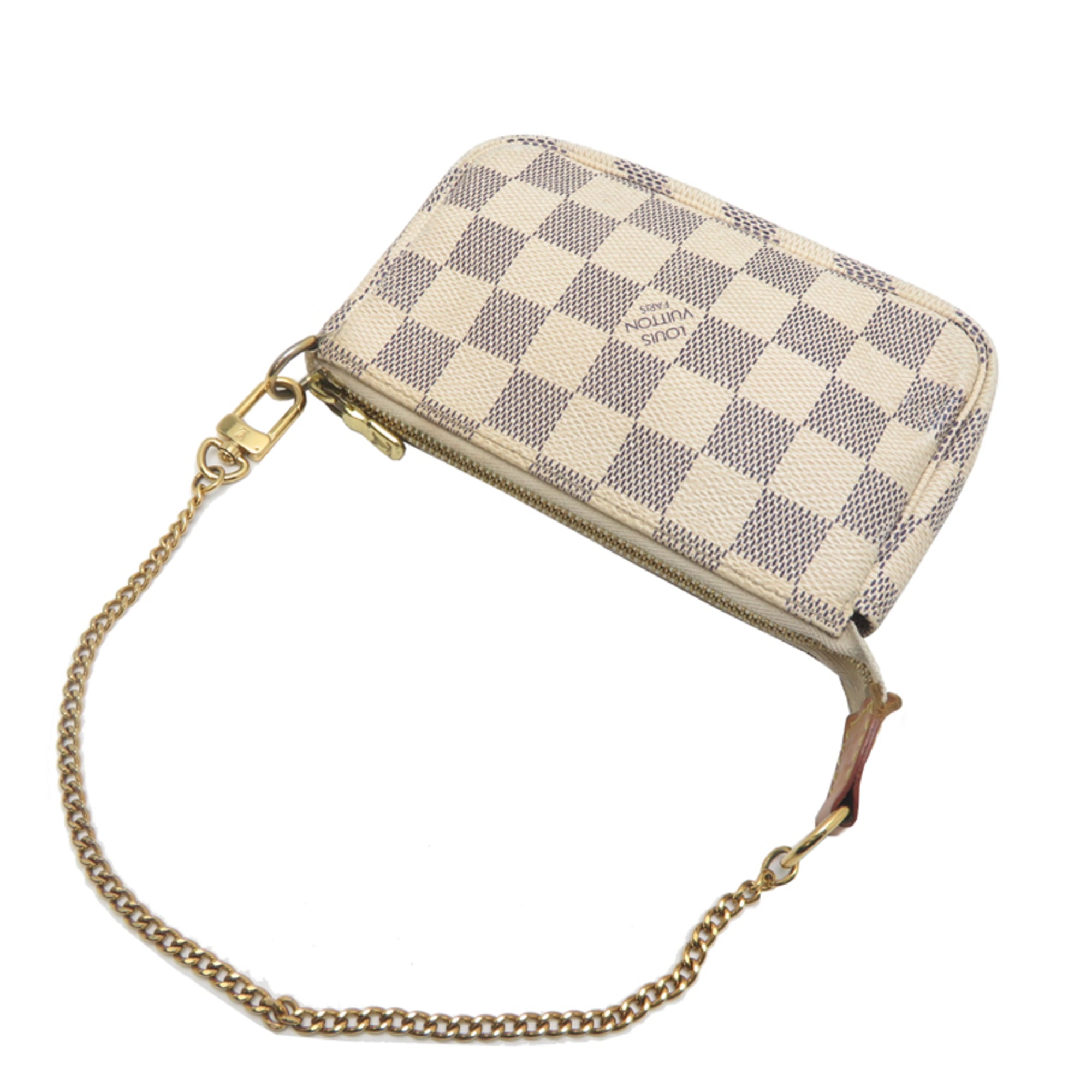 Louis Vuitton Damier Azur White Damier Azur Pochette (Pre-Owned)