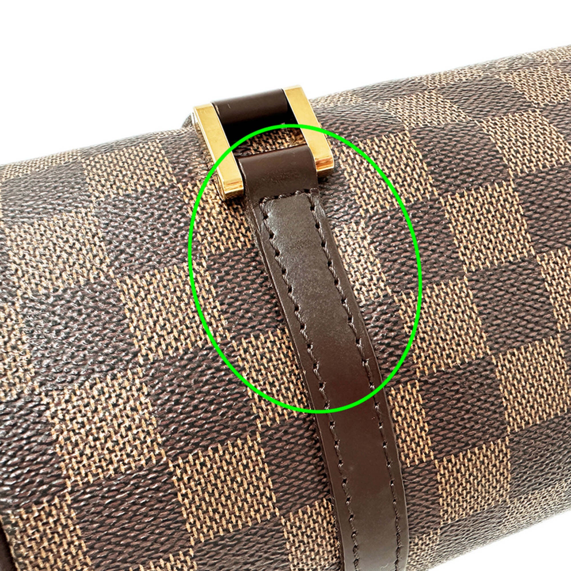 Louis Vuitton Brown Damier Canvas Galle Damier Canvas Handbag (Pre-Owned)