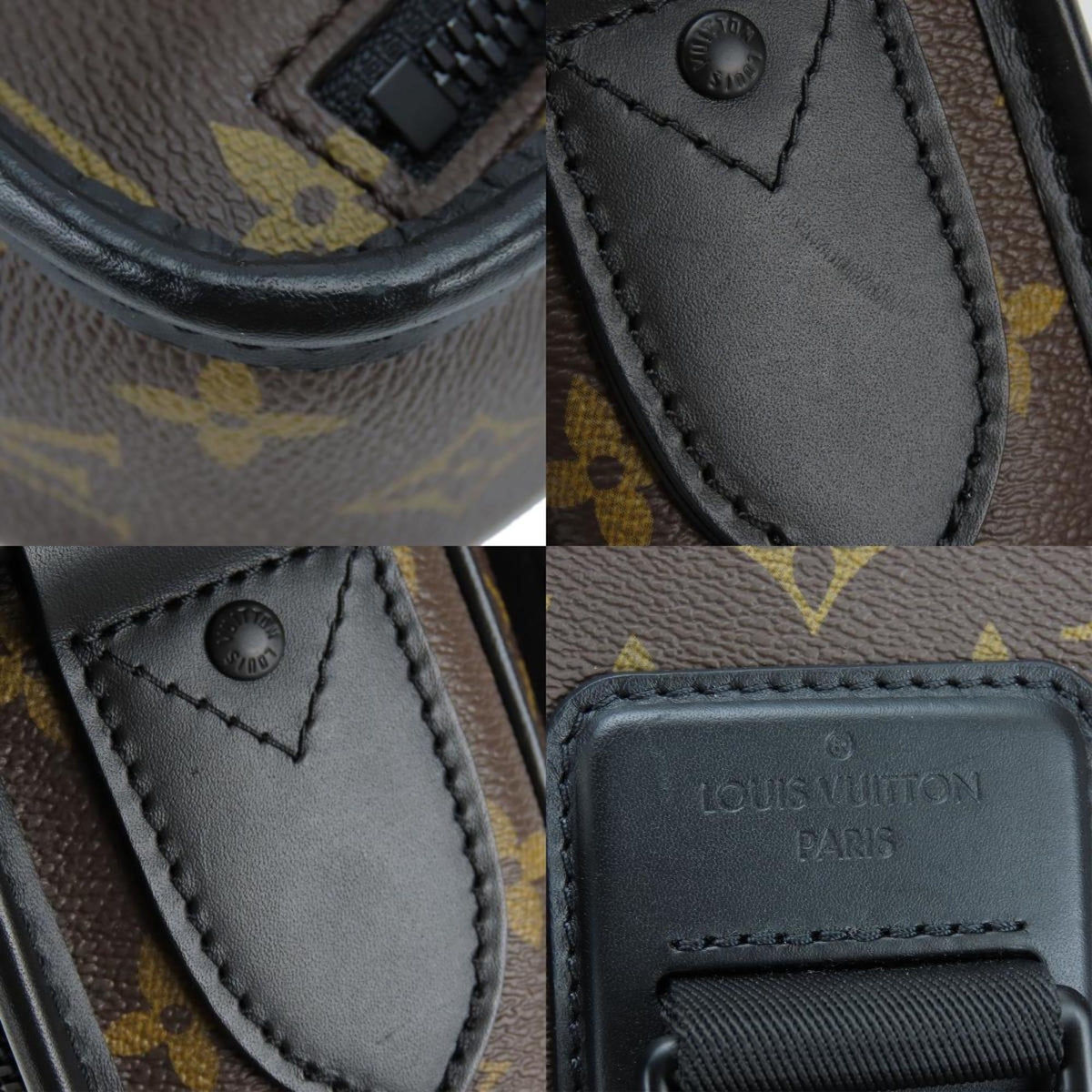 Louis Vuitton Monogram Macassar Black Brown Shoulder Bag (Pre-Owned)