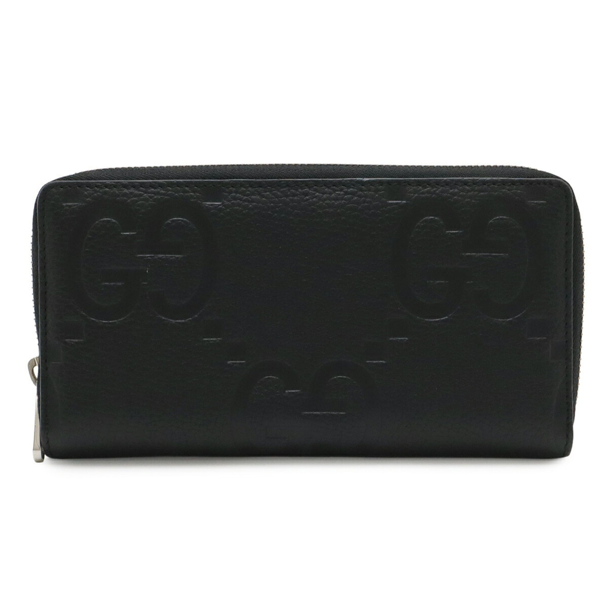 Gucci Black Leather Long Wallet (Bi-Fold) (Pre-Owned)