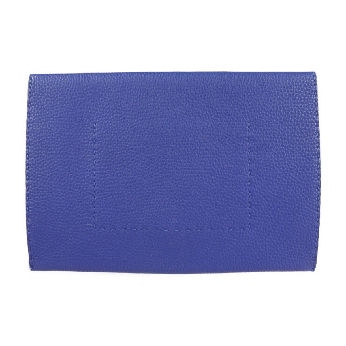 Fendi Selleria Blue Leather Clutch Bag (Pre-Owned)