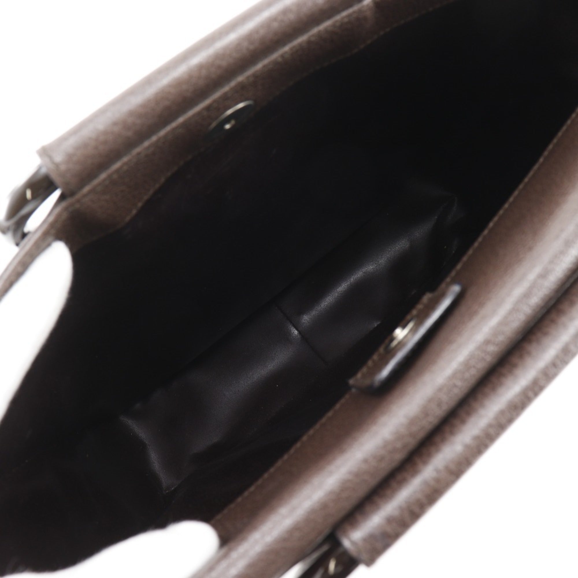 Gucci Brown Leather Handbag (Pre-Owned)