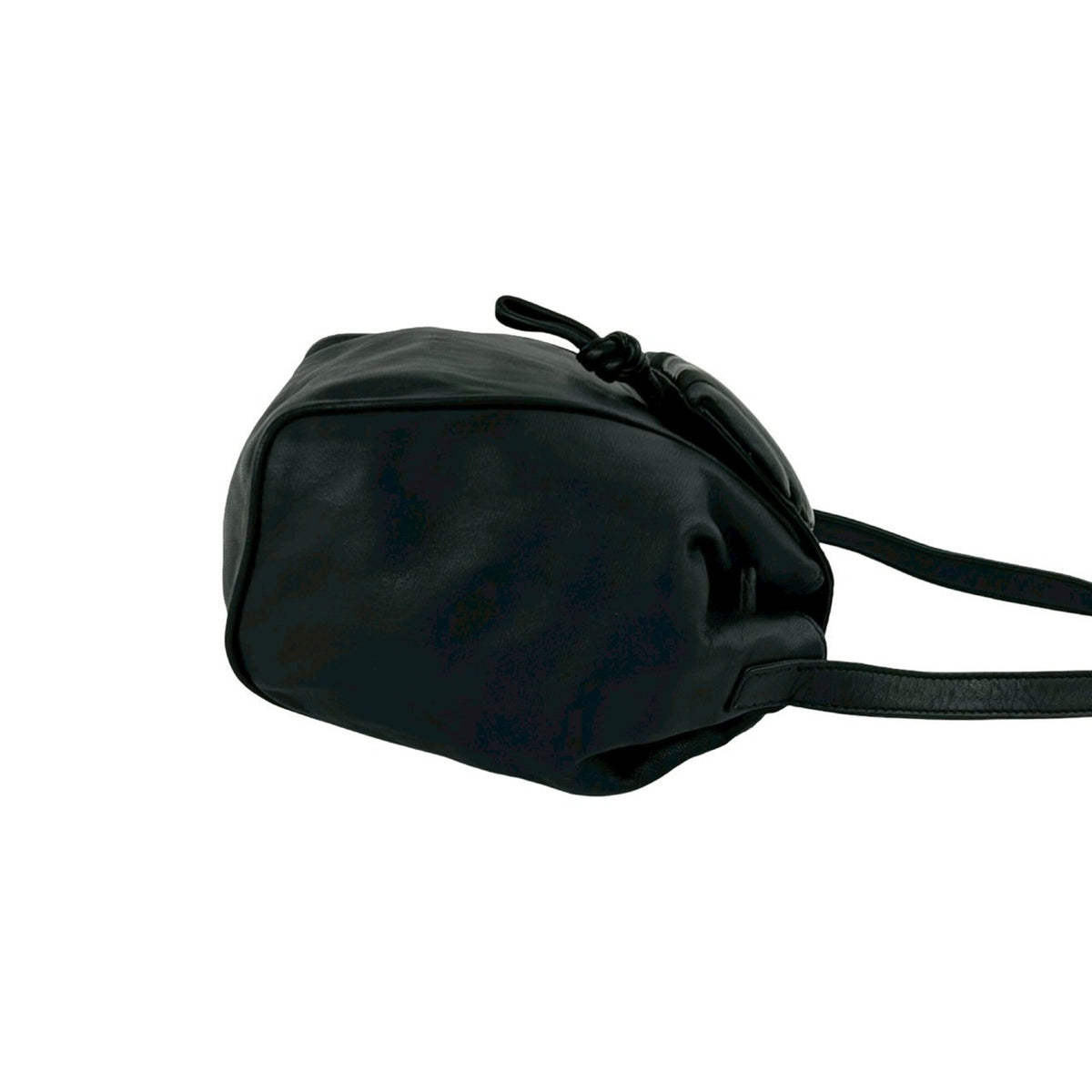 Loewe Black Leather Pochette Shoulder Bag (Pre-Owned)