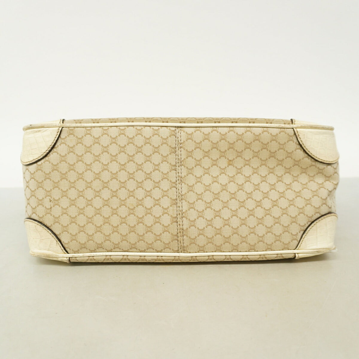 Celine Beige Canvas Leather Handbag (Pre-Owned)