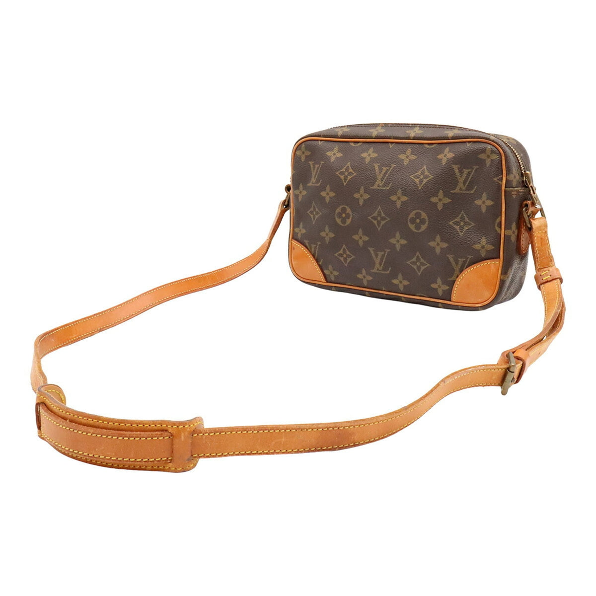 Louis Vuitton Brown Monogram White Monogram Pochette Shoulder Bag (Pre-Owned)