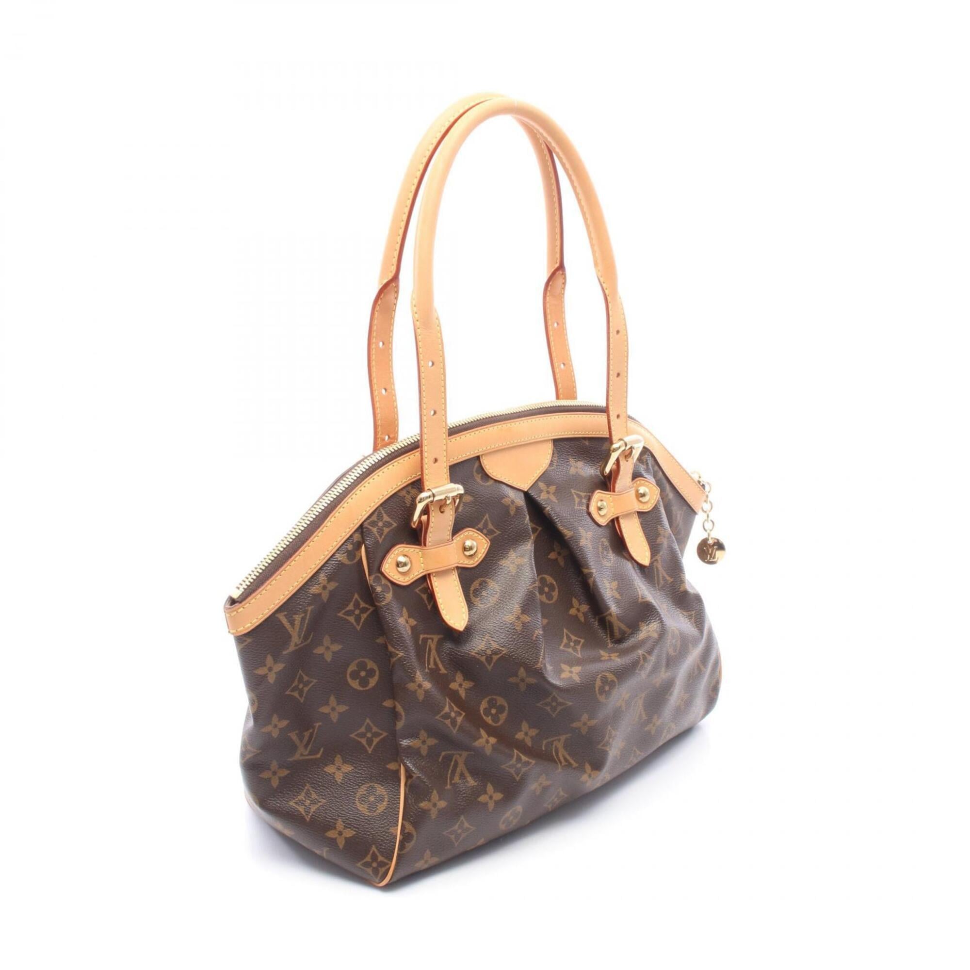 Louis Vuitton Brown Coated Canvas Leather Handbag (Pre-Owned)