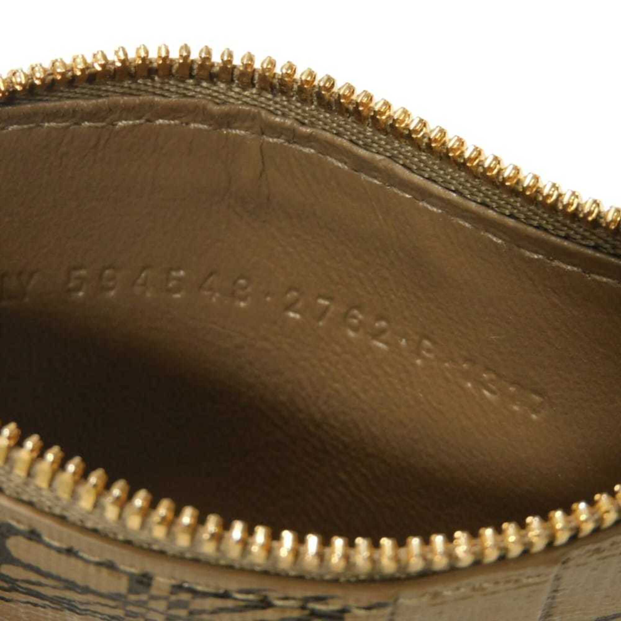 Balenciaga Beige Coated Canvas Pouch (Pre-Owned)