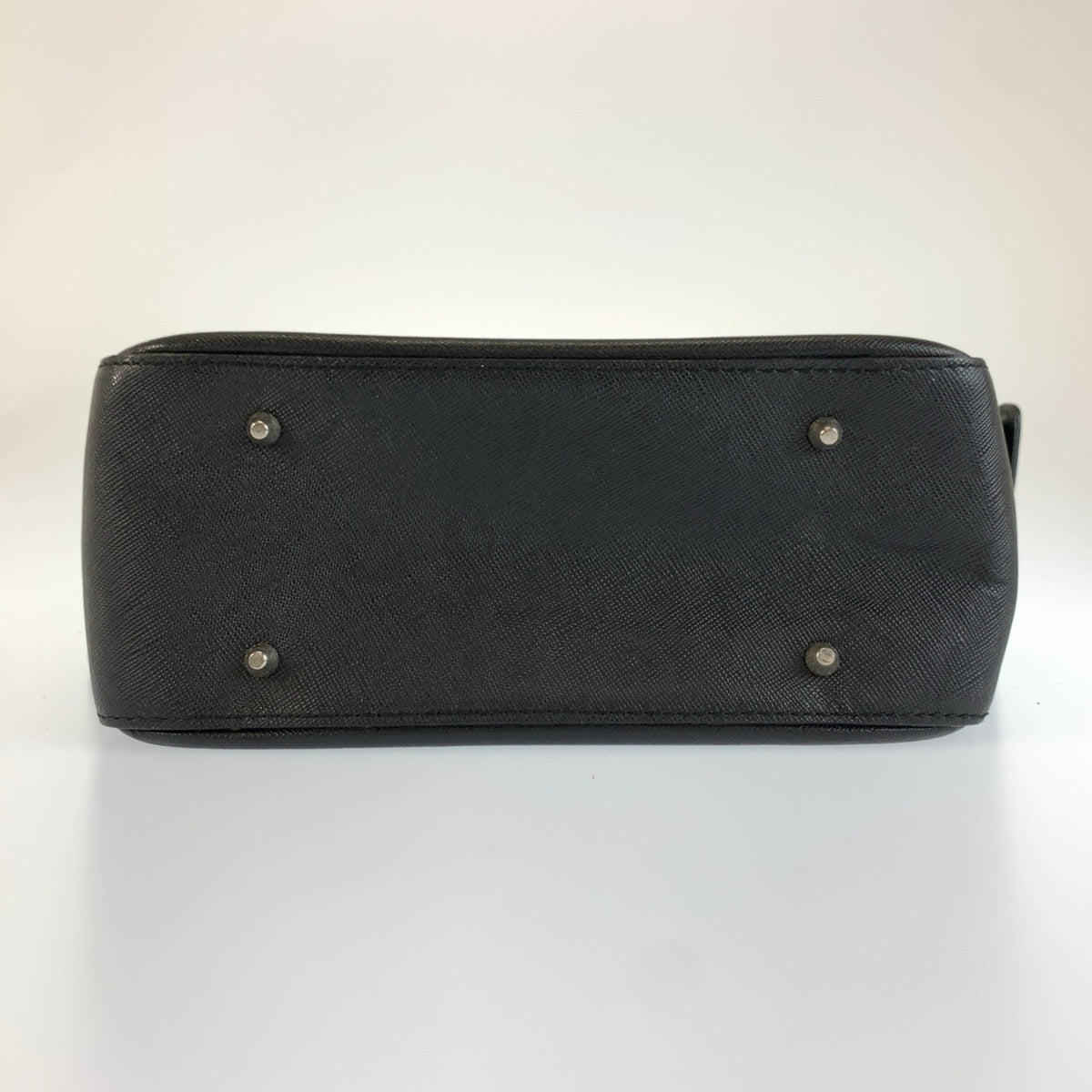Burberry Black Leather Shoulder Bag Tote Bag (Pre-Owned)