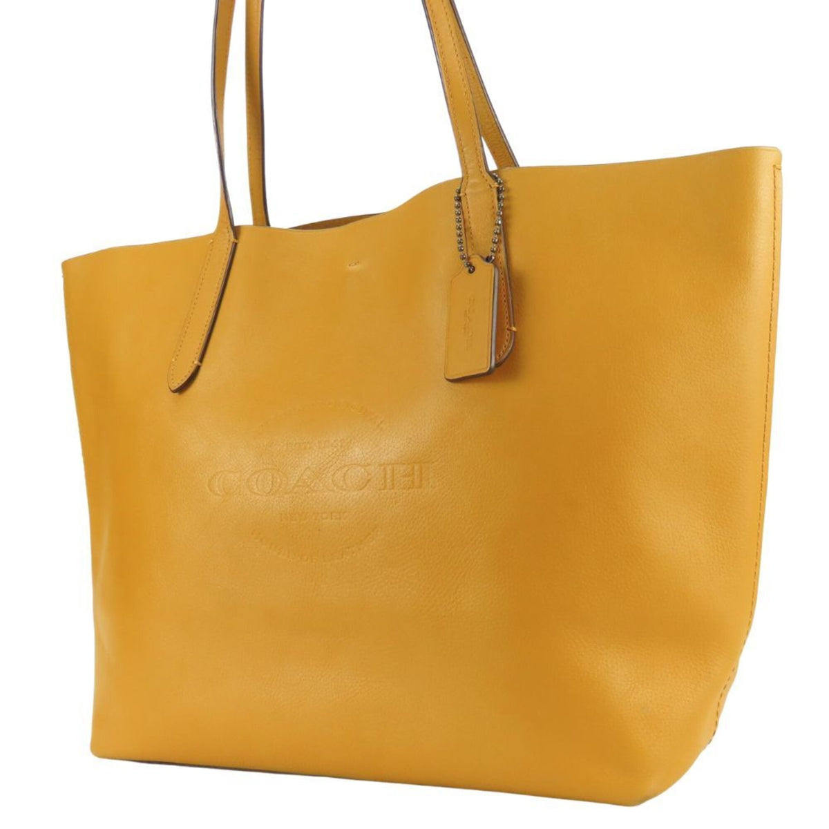 Coach Mustard Leather Tote Bag (Pre-Owned)