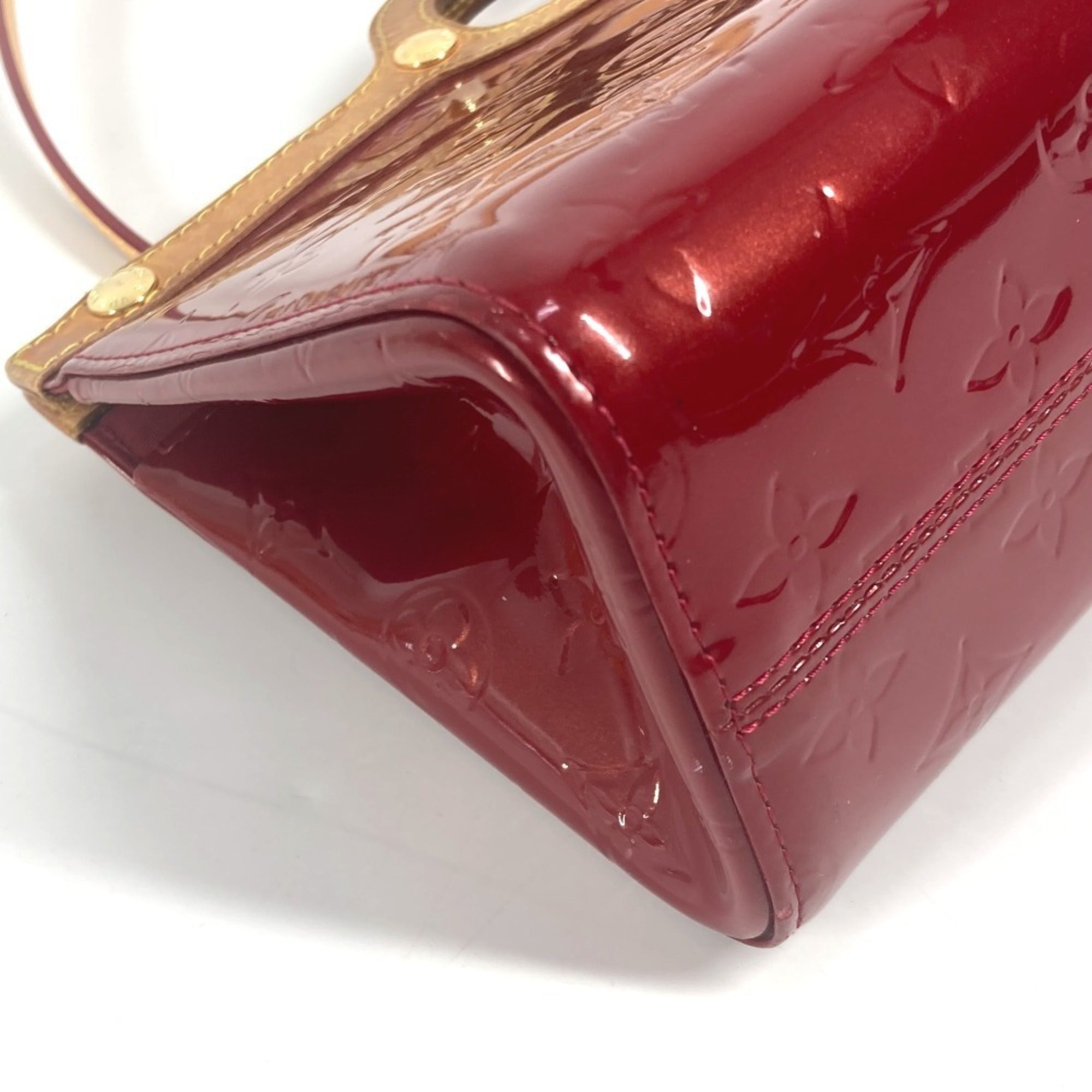 Louis Vuitton Monogram Vernis Red Color Monogram Vernis Handbag (Pre-Owned)