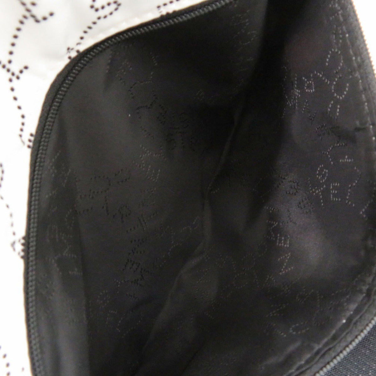 Stella Mccartney Black White Nylon Fanny Pack Sling Bag (Pre-Owned)