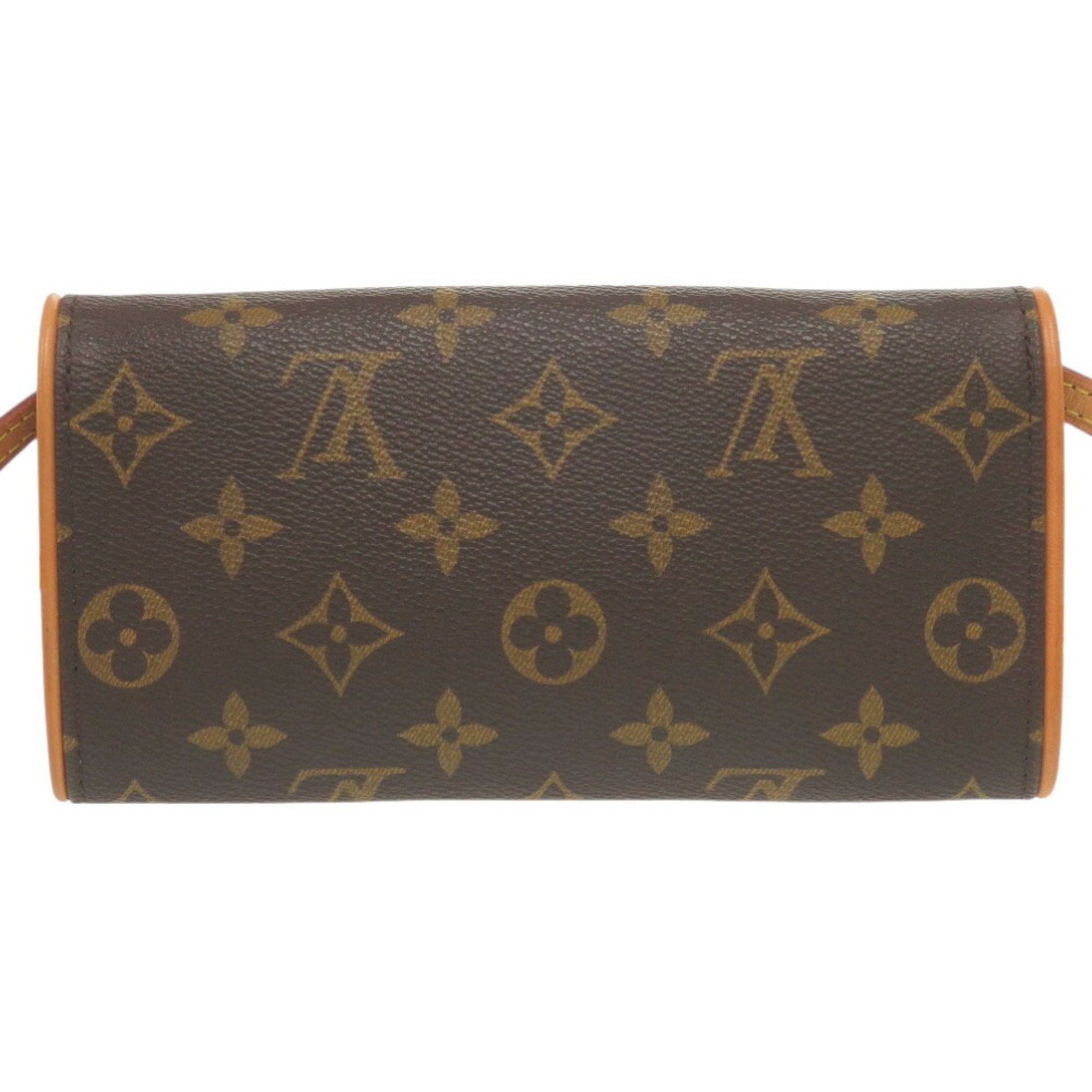 Louis Vuitton Brown Monogram Monogram Pochette Shoulder Bag (Pre-Owned)