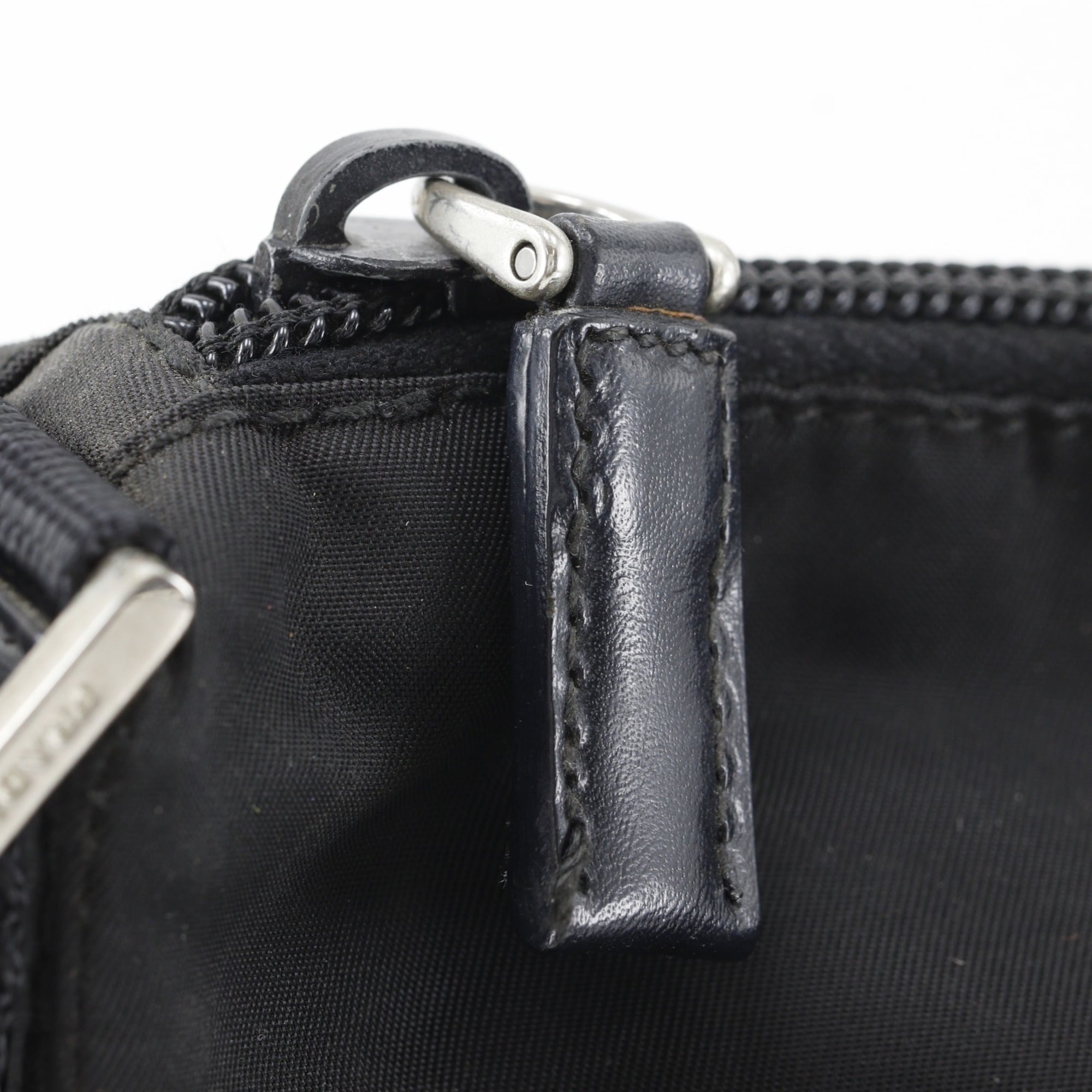Prada Black Nylon Shoulder Bag (Pre-Owned)