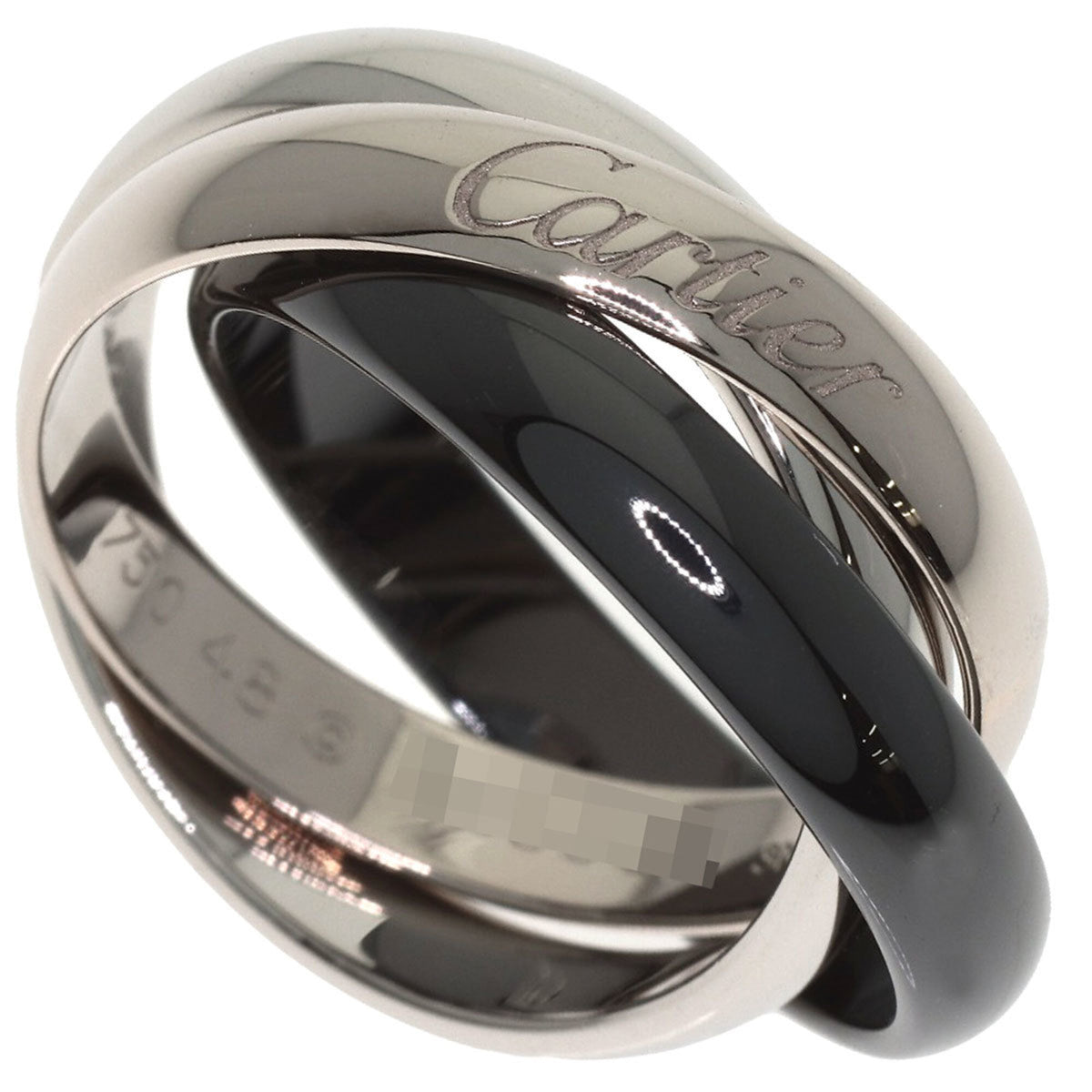 Cartier White Gold (18K) Palladium 950 Band Ring (Pre-Owned)