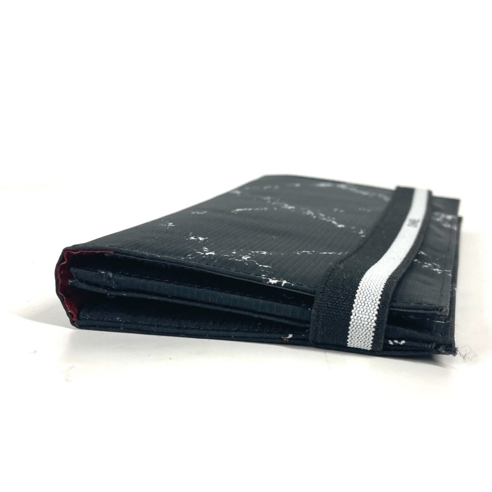 Chanel Black Nylon Long Wallet (Bi-Fold) (Pre-Owned)