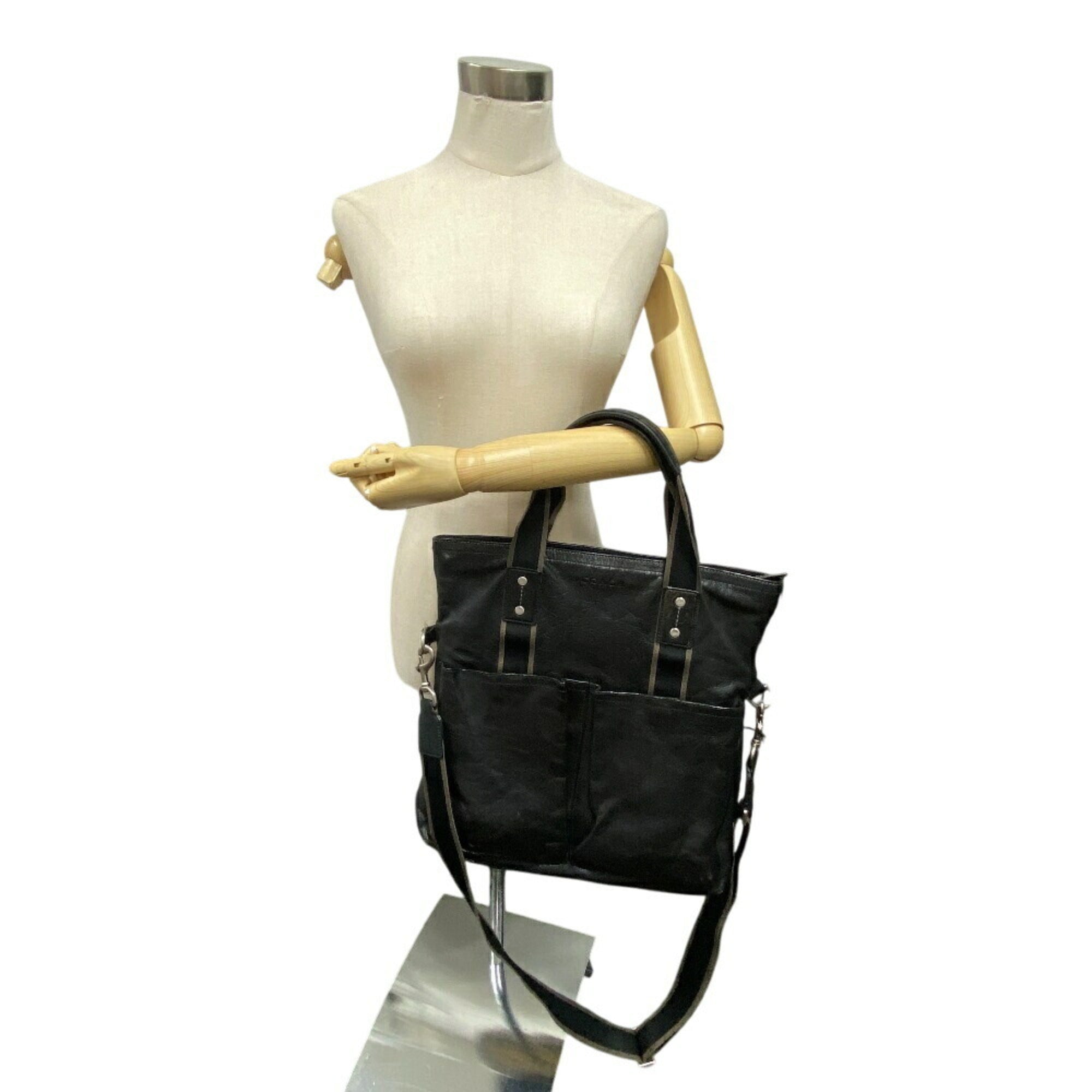 Coach Brown Leather Tote Bag (Pre-Owned)