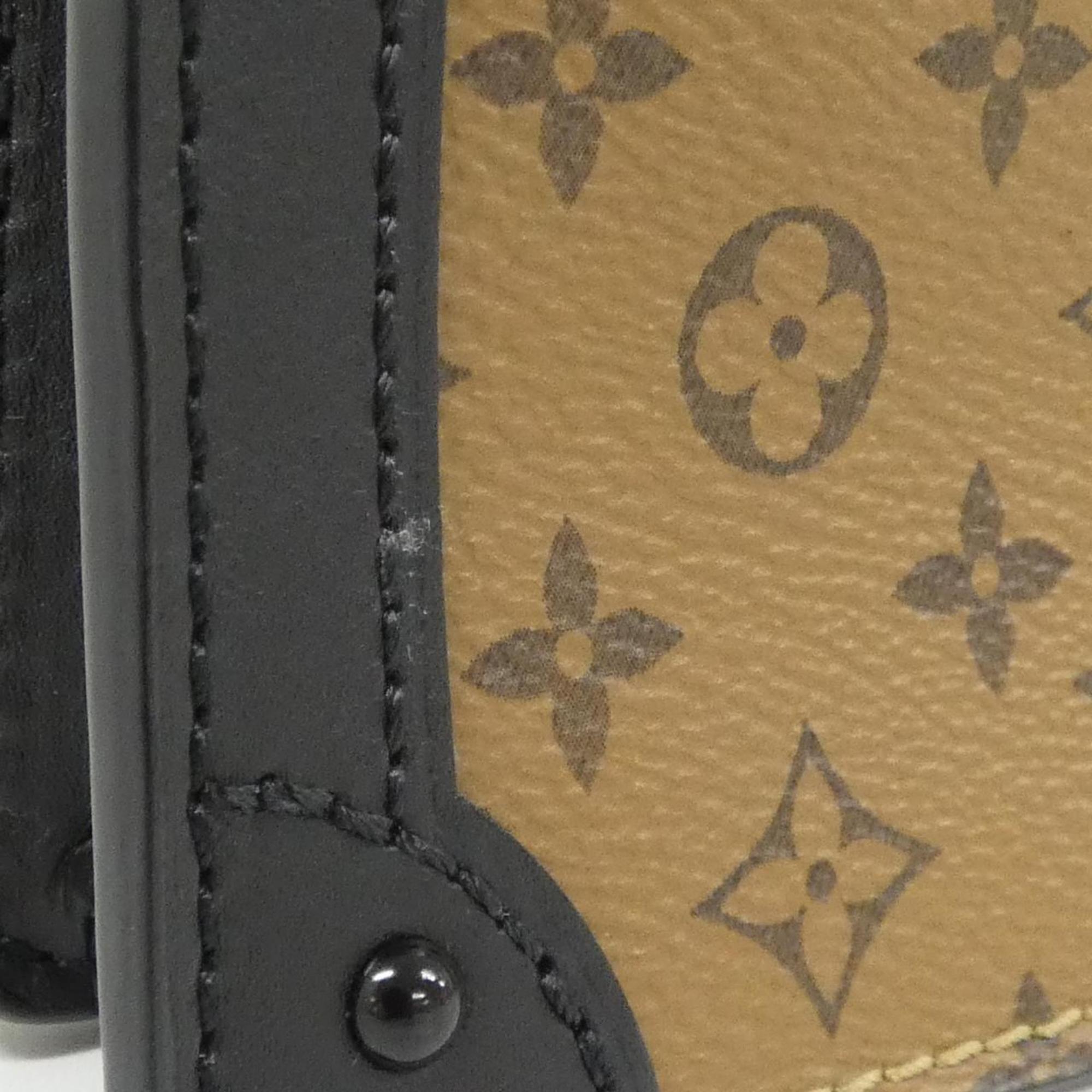 Louis Vuitton Marron Coated Canvas Shoulder Bag (Pre-Owned)