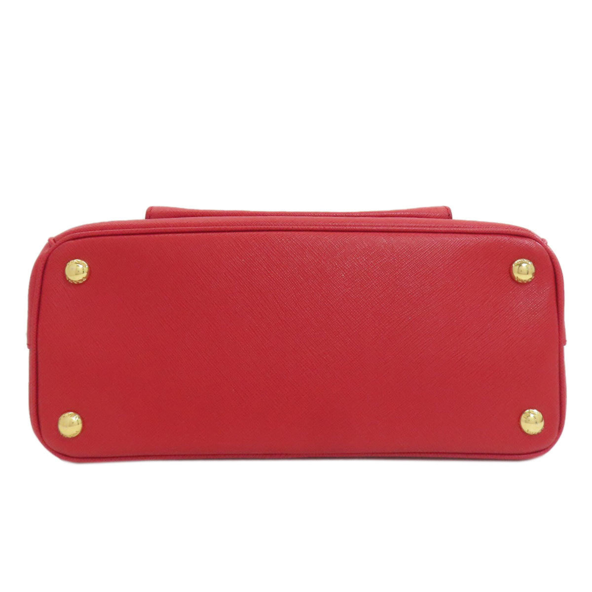 Prada Red Color Leather Handbag (Pre-Owned)