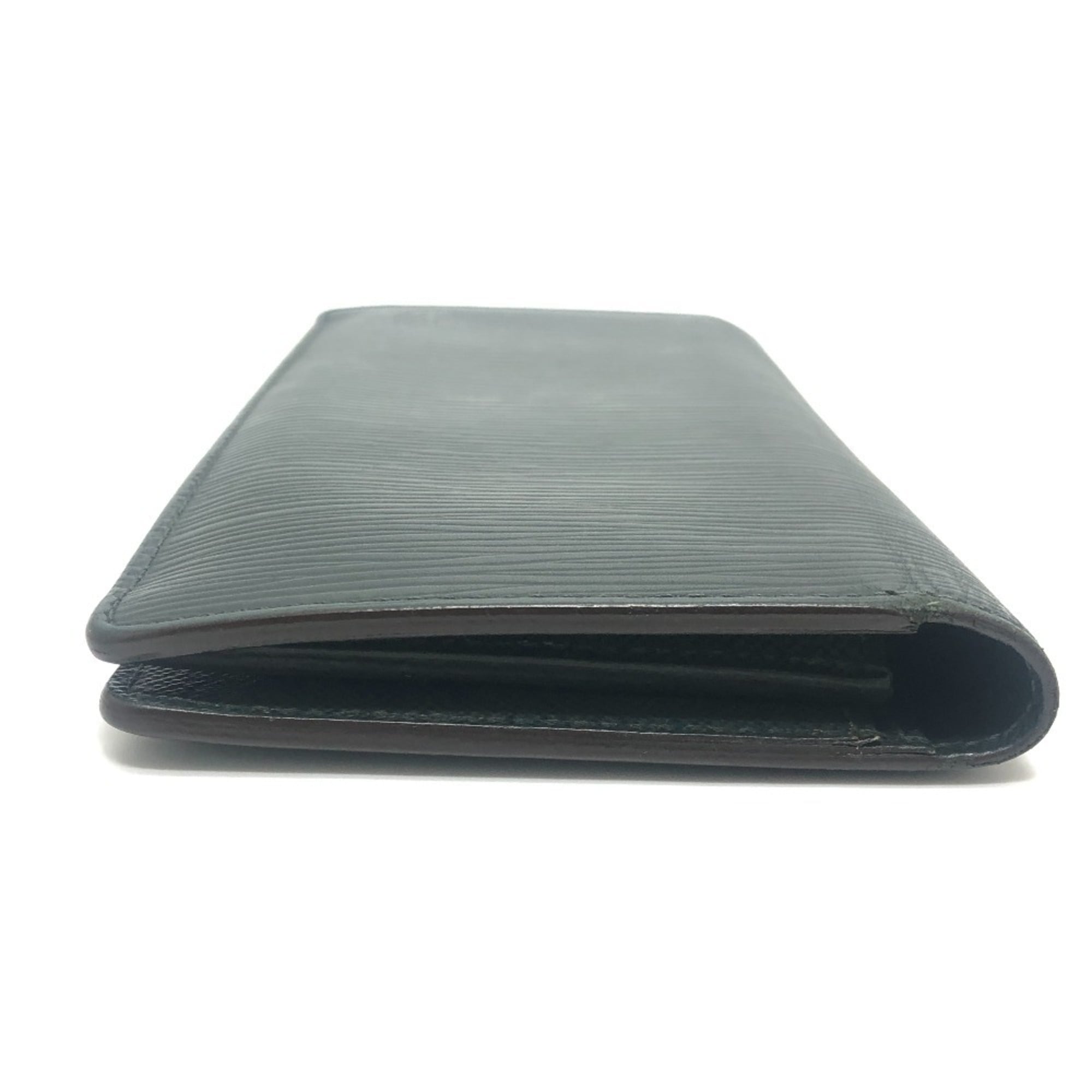 Louis Vuitton Dark Green Epi Leather Long Bill Wallet (Bi-Fold) (Pre-Owned)