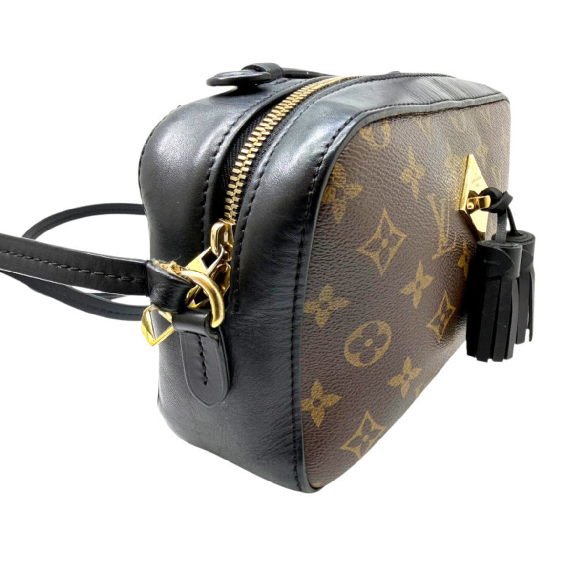 Louis Vuitton Black Brown Freesia Monogram Monogram Shoulder Bag (Pre-Owned)