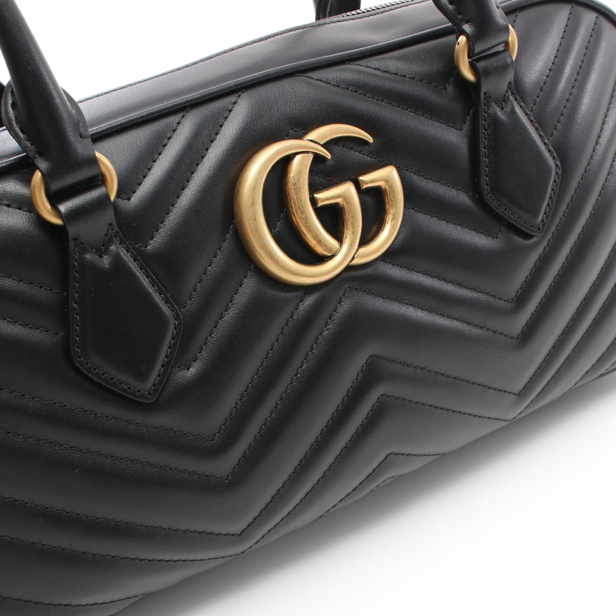 Gucci Black Leather Tote Bag (Pre-Owned)
