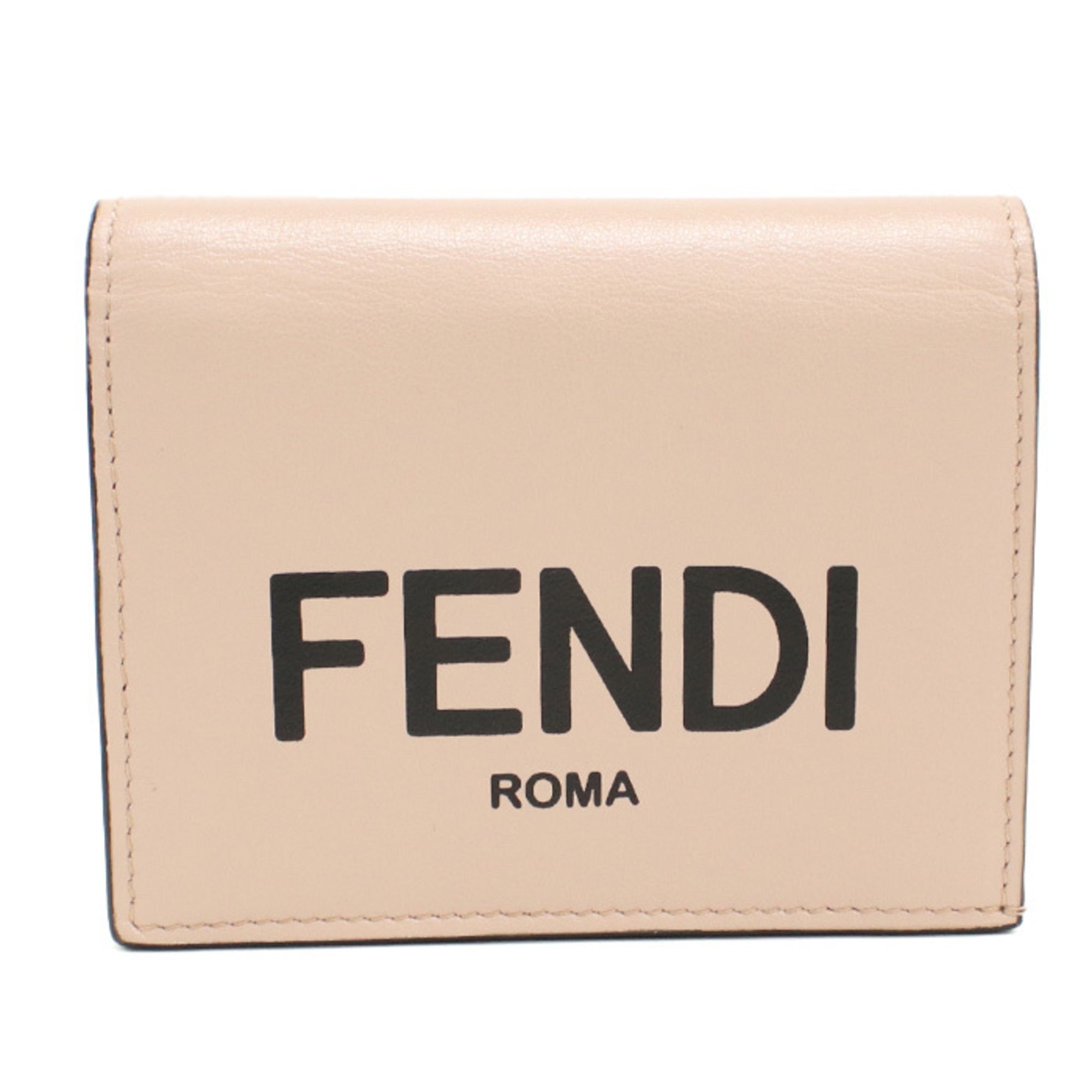Fendi Pink Leather Wallet (Bi-Fold) (Pre-Owned)