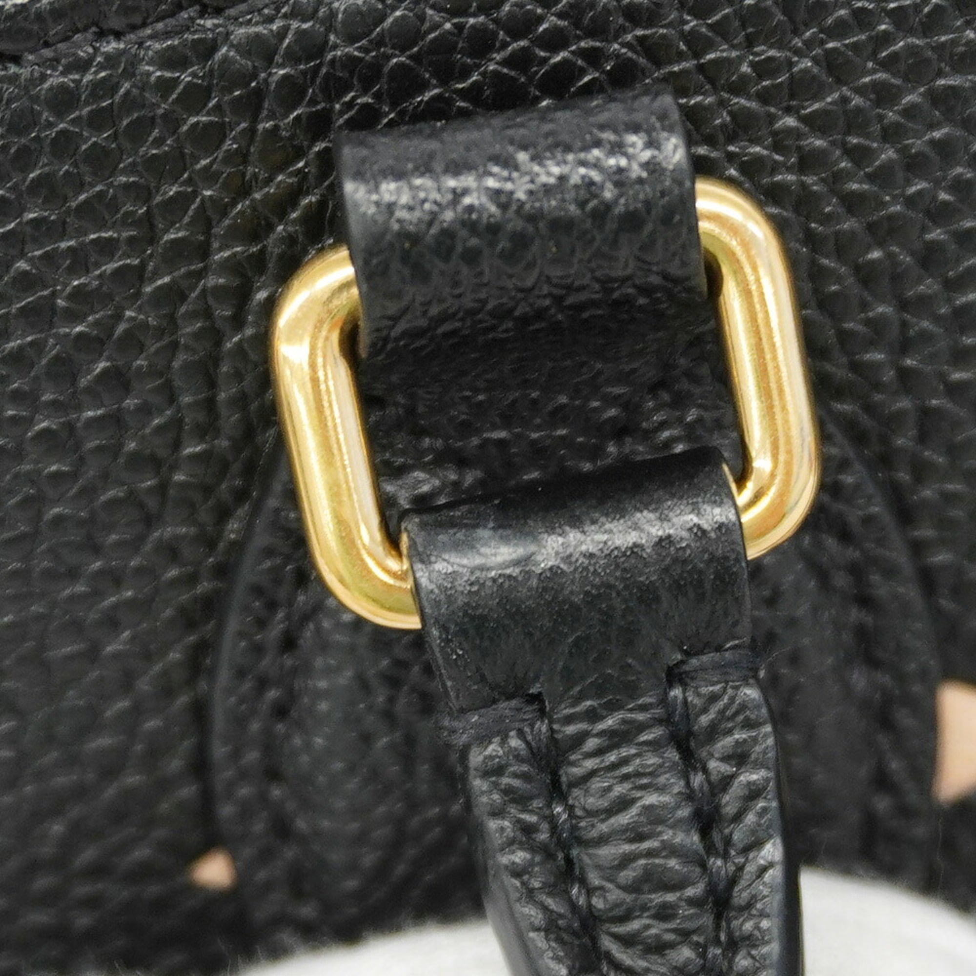 Louis Vuitton Beige Black Handbag (Pre-Owned)