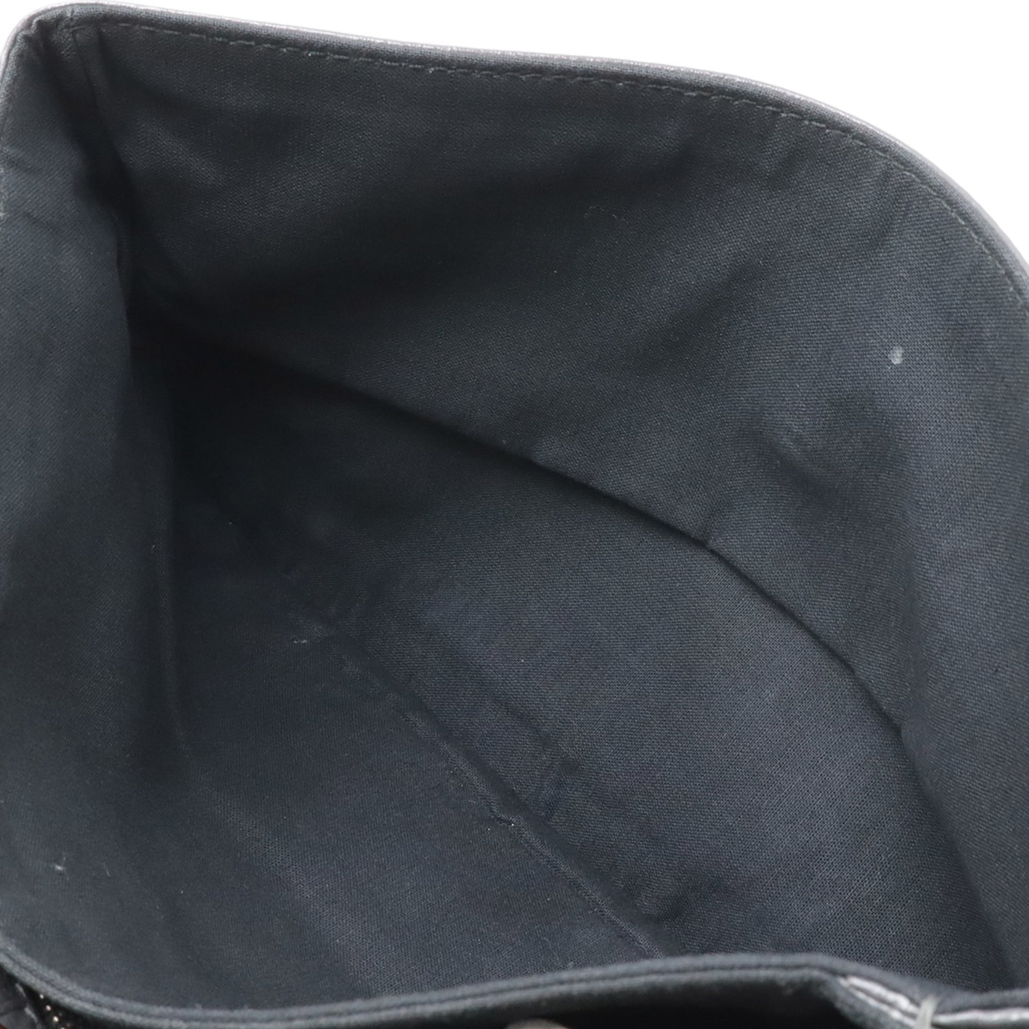 Balenciaga Giant Dark Gray Leather Clutch Bag Shoulder Bag (Pre-Owned)