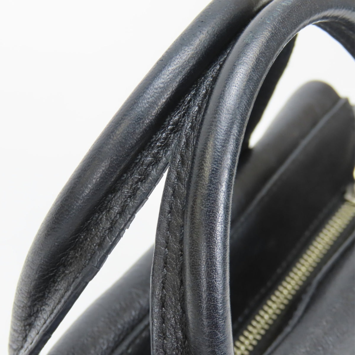Coach Black Leather Handbag (Pre-Owned)