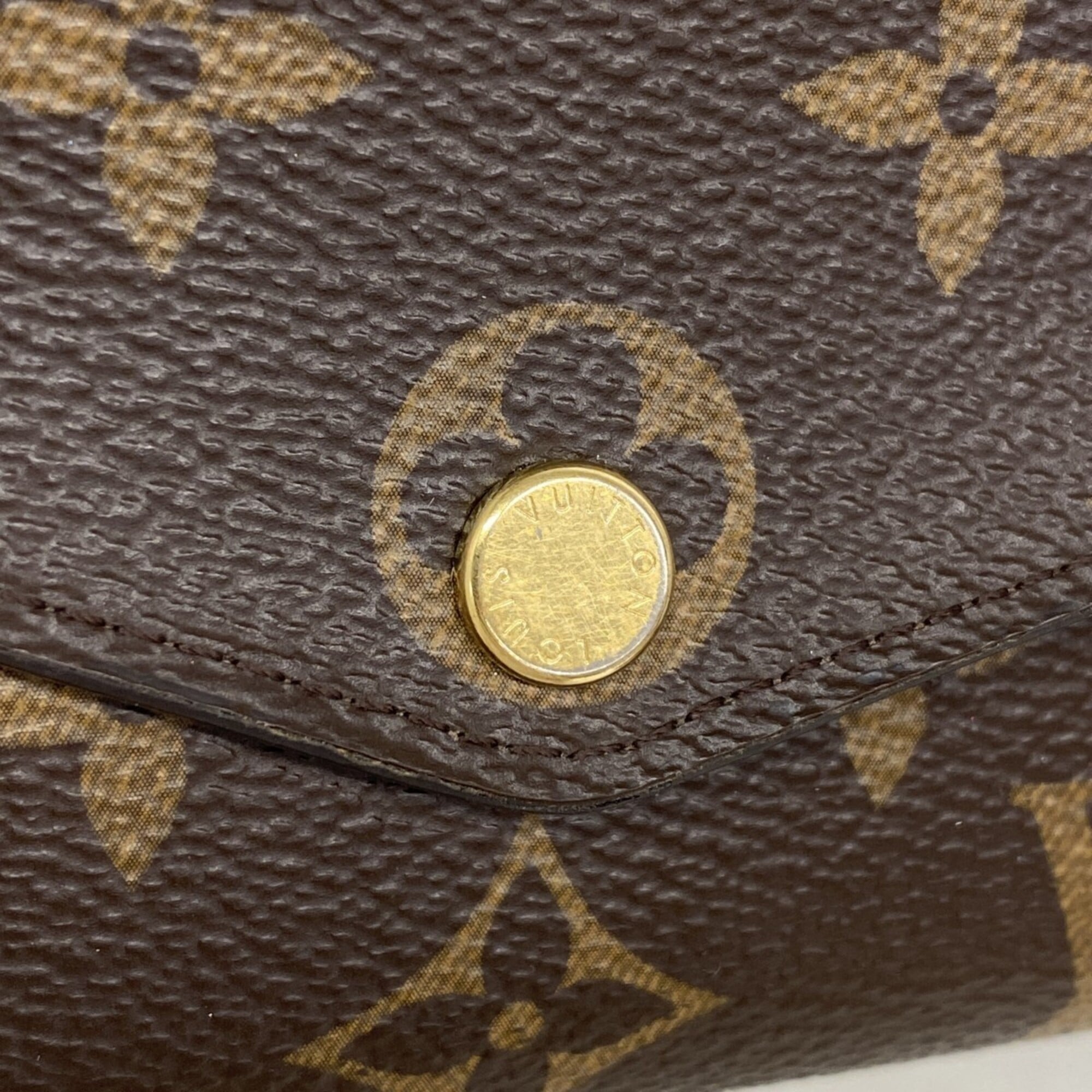 Louis Vuitton Brown Fuchsia Long Wallet (Bi-Fold) (Pre-Owned)